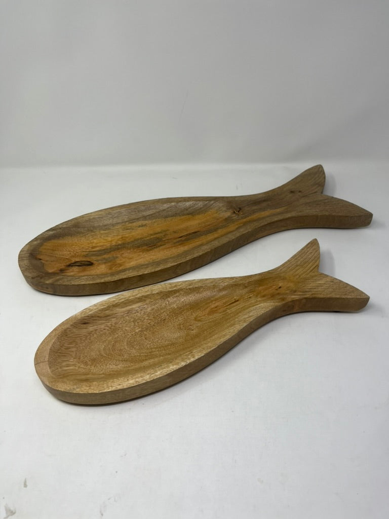 Wooden Fish Platter (Small)