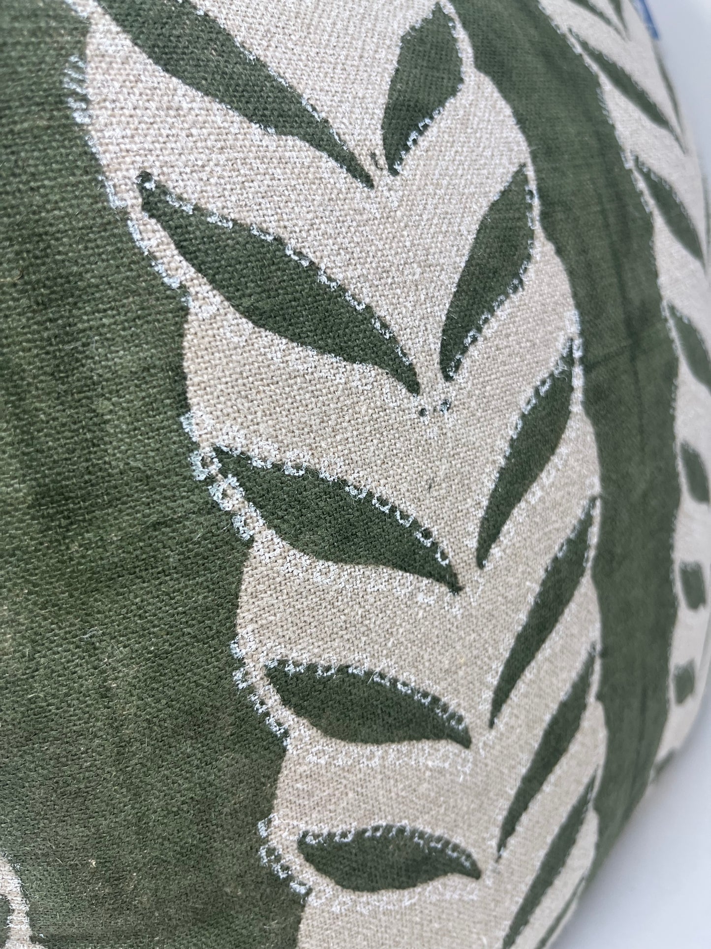 Olive Leaf Stripe Pillow (Set of 2)