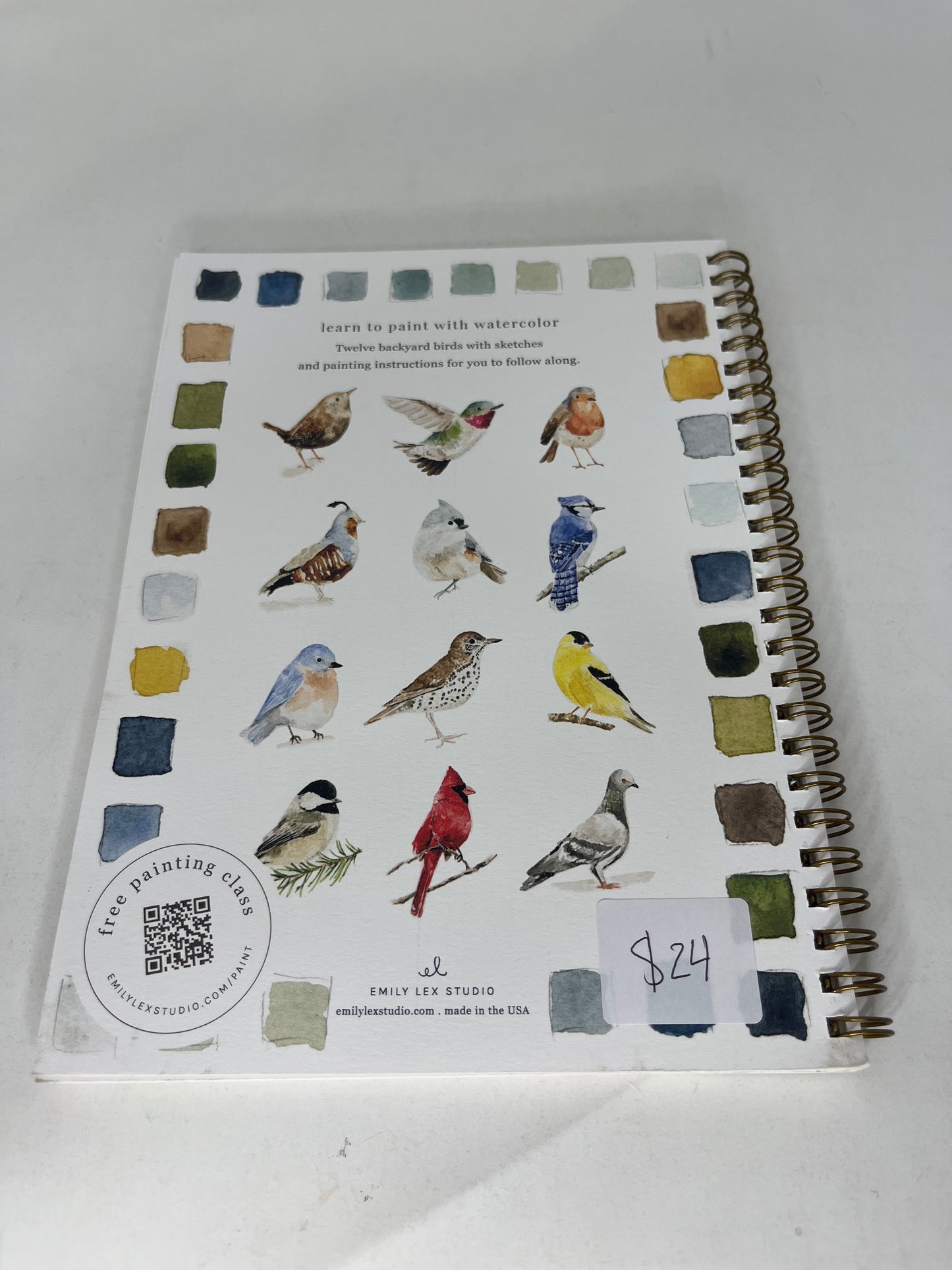 Emily Lex Studio Watercolor Workbook - Birds