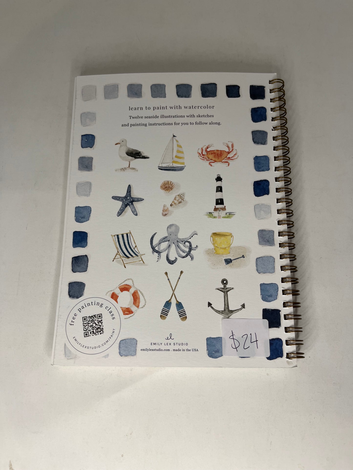 Emily Lex Studio Watercolor Workbook - Seaside
