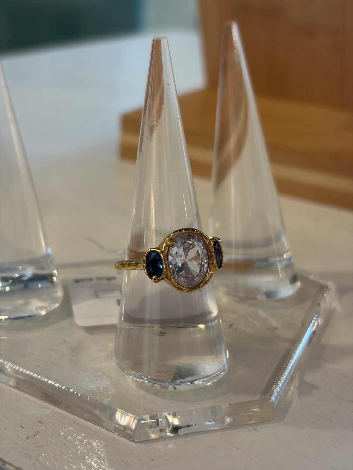 Gold Trio Statement Ring