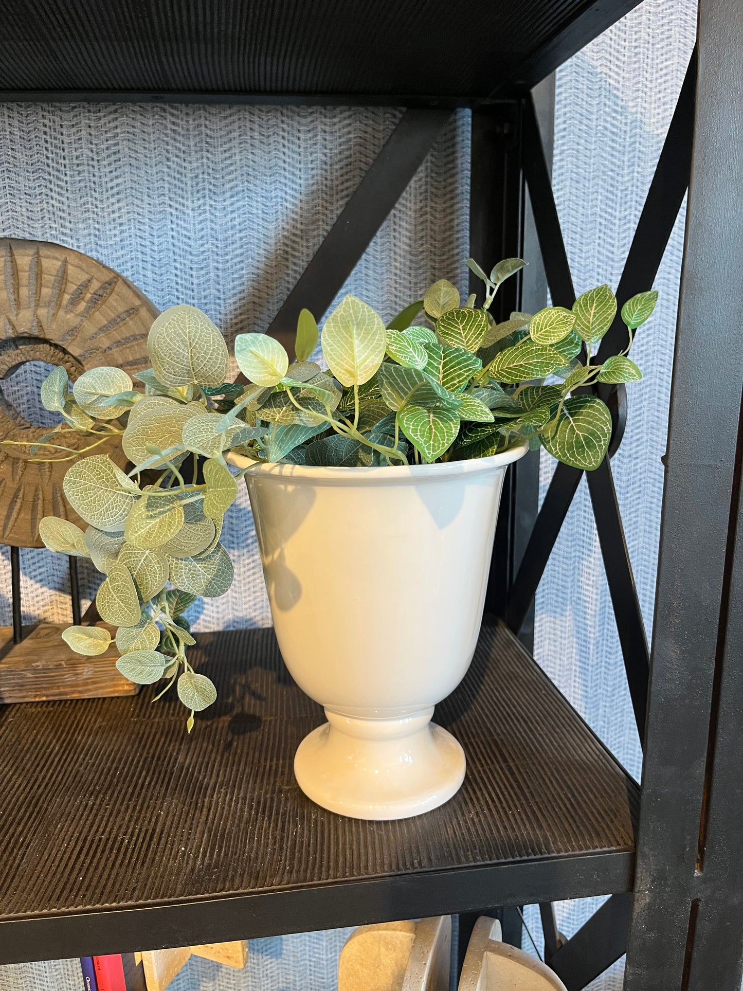 Ivory Pedestal Vase