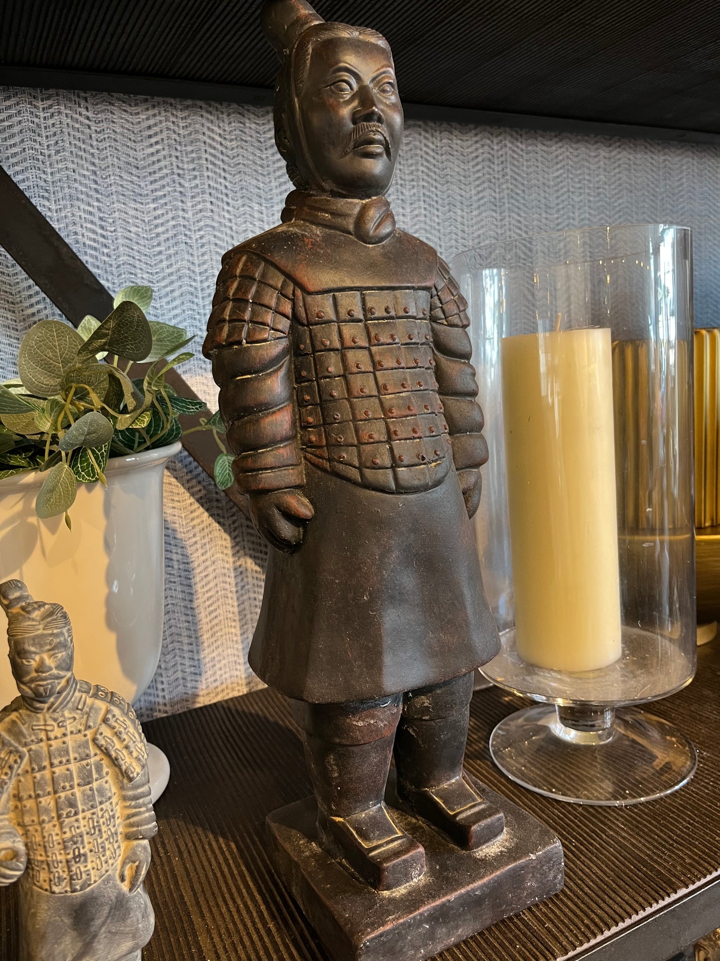 Large Antique Soldier Statue