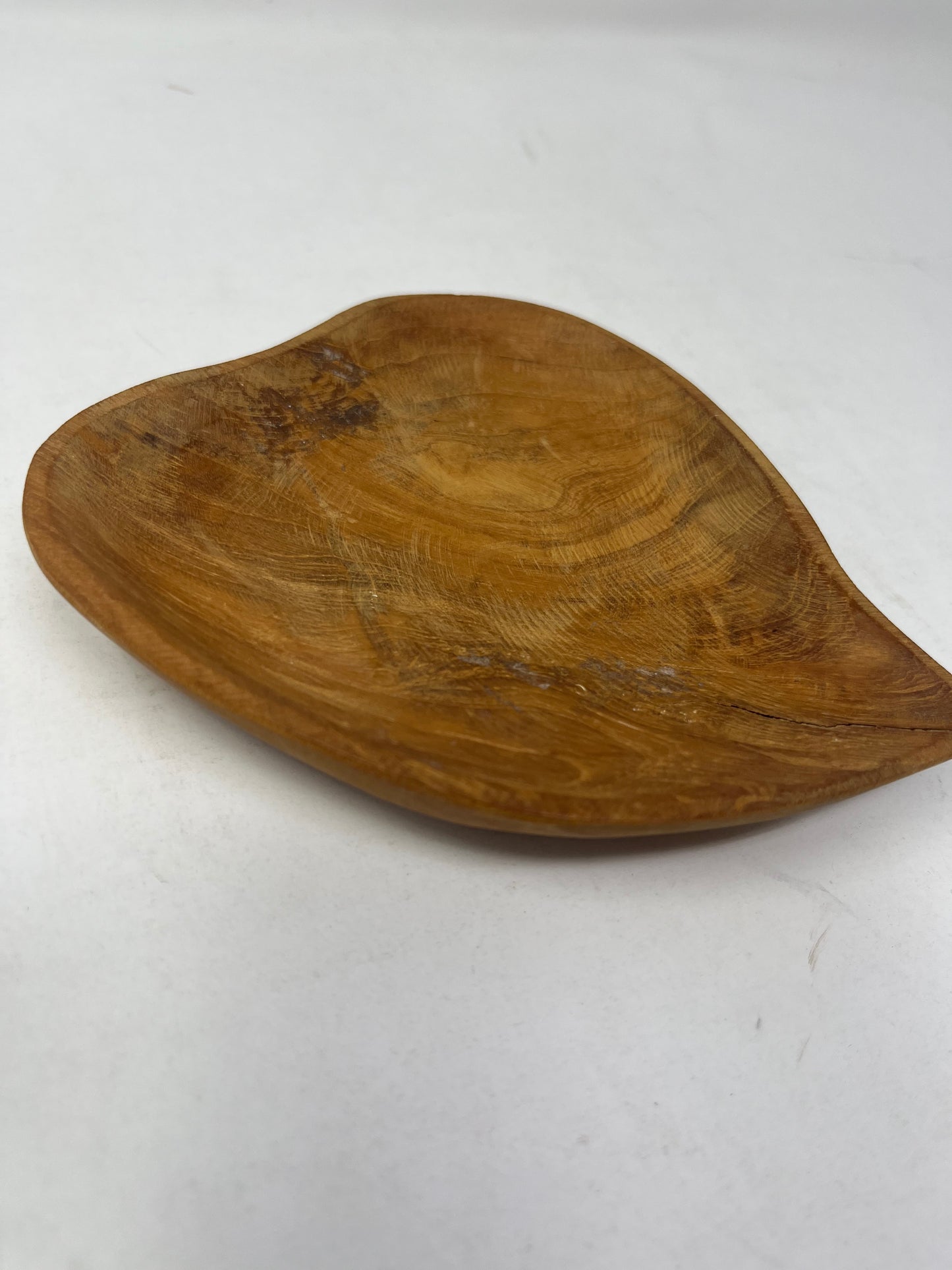Wooden Heart Shaped Plate (Small)