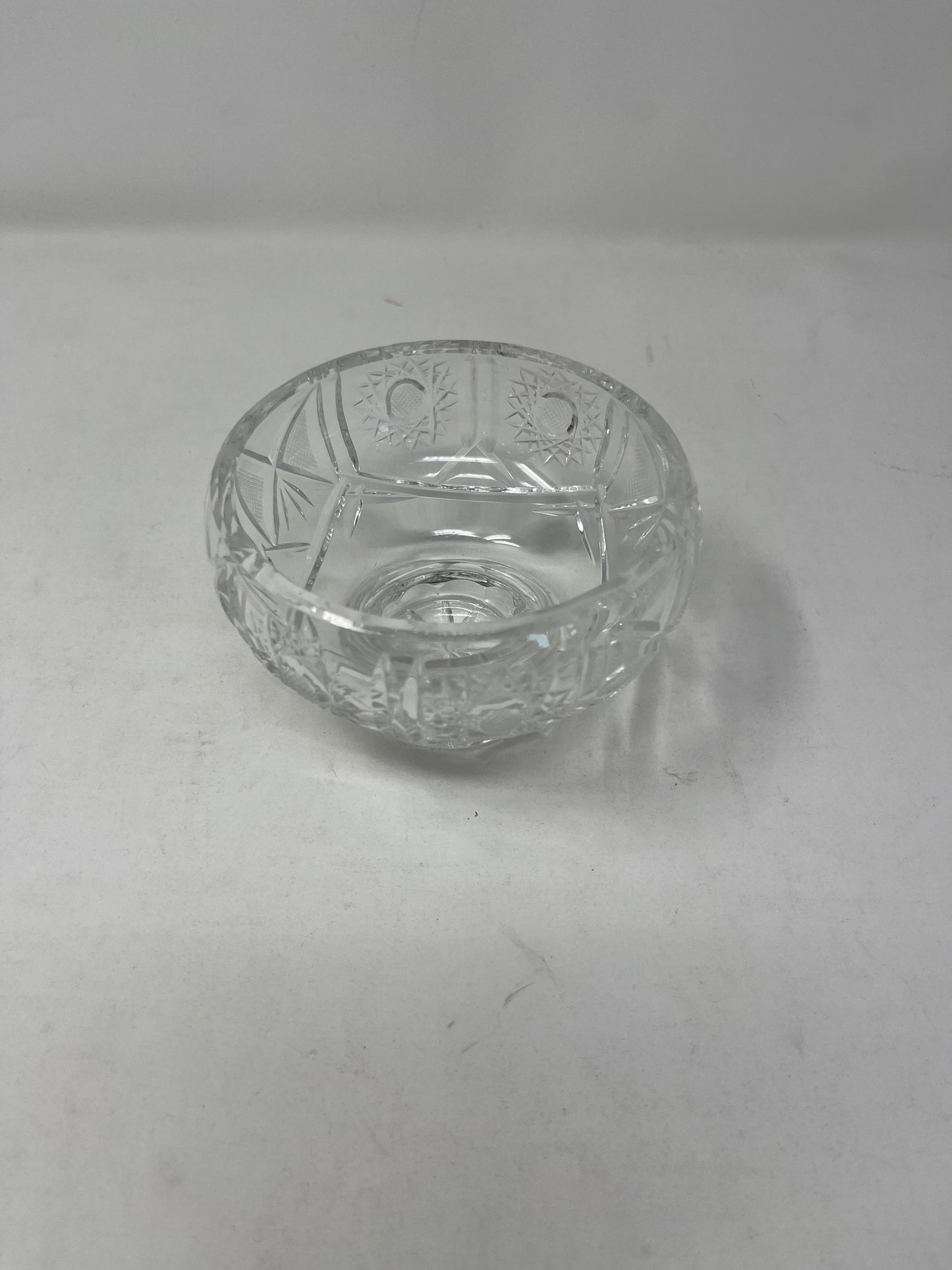Star Etch Glass Bowl