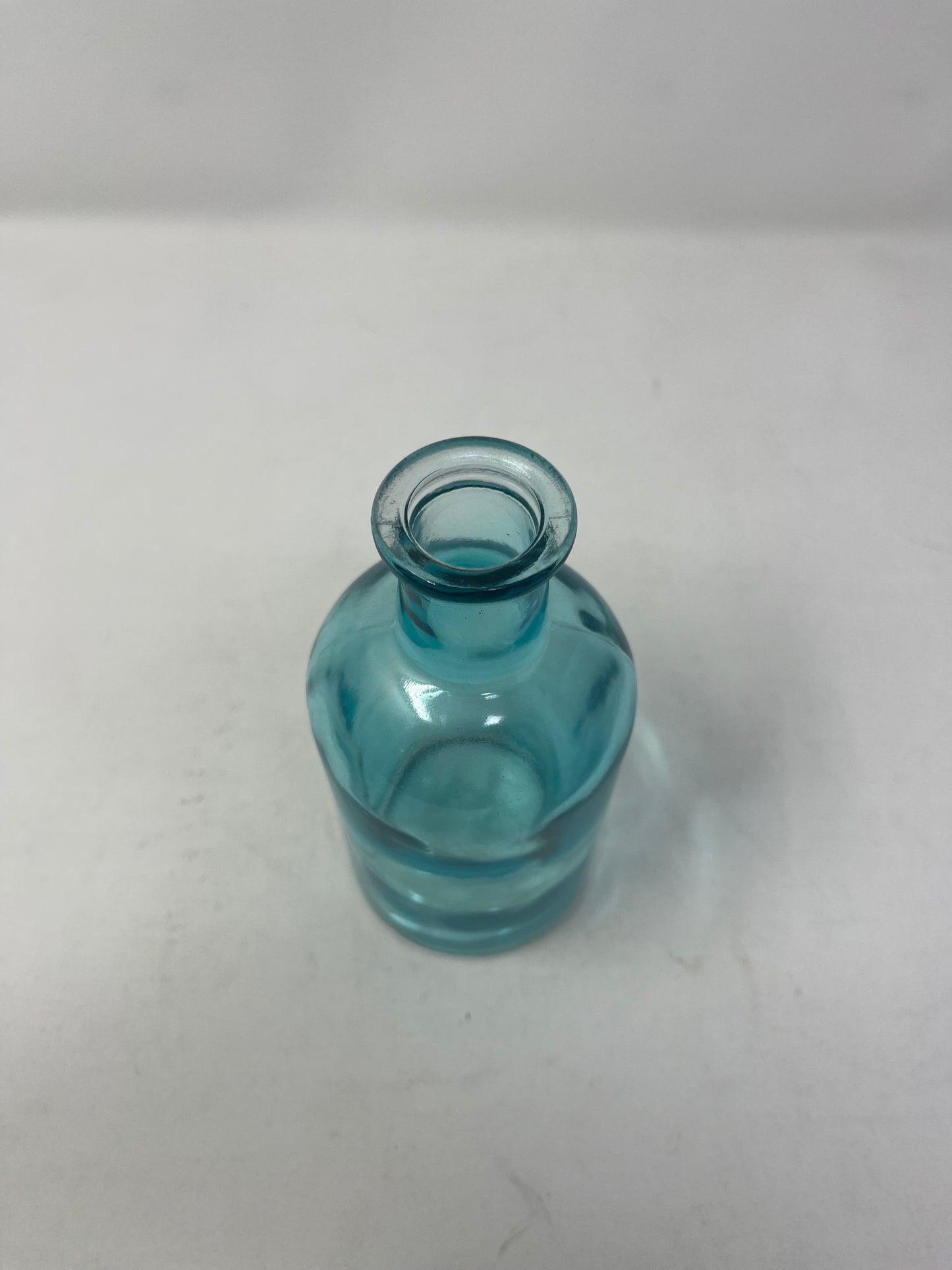 Blue Sea Glass Flower Holder