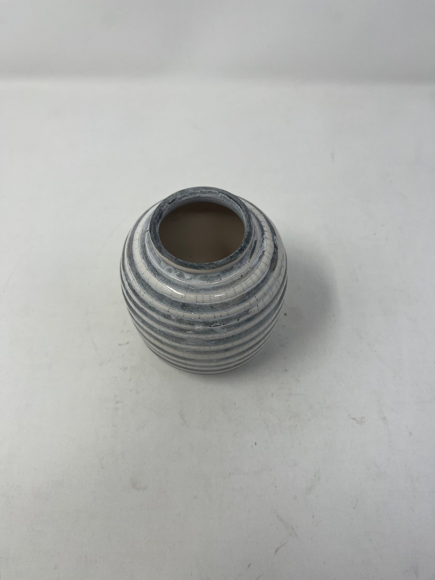 Striped Meadow Ceramic Vase