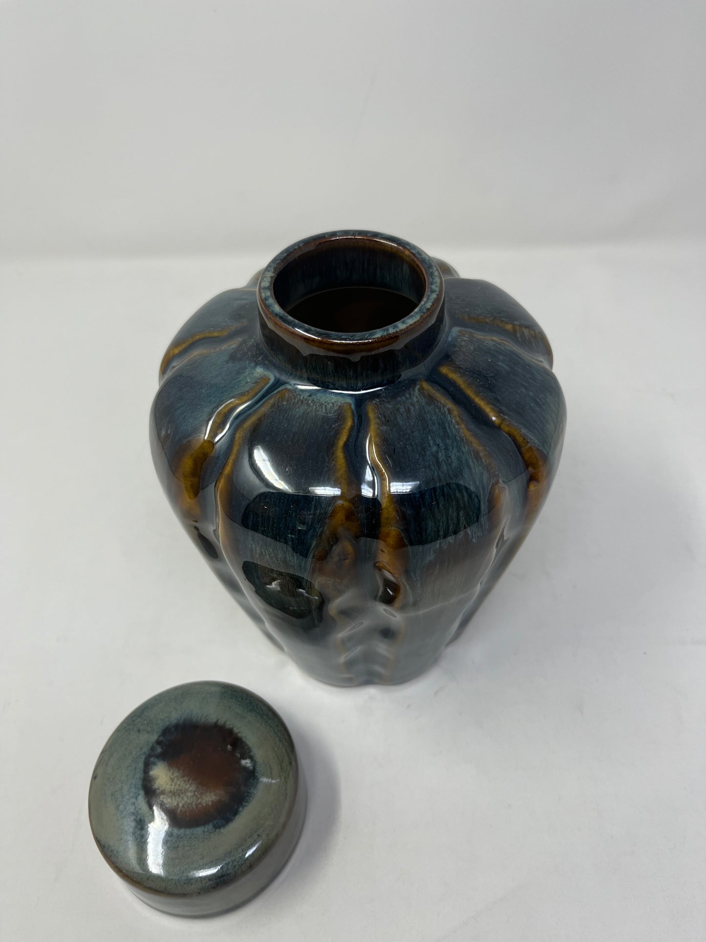 Molten Glaze Ceramic Jar (Small)