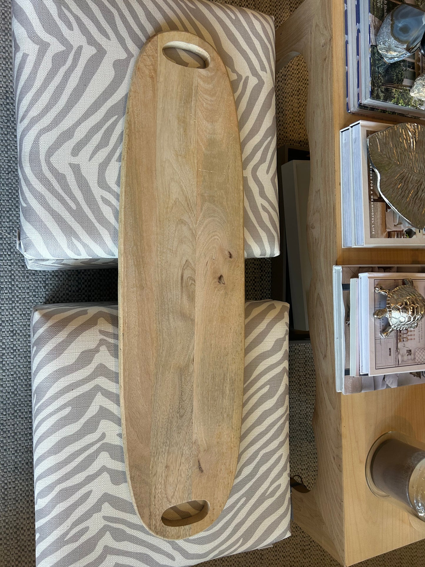 Rustic Long Oval Tray