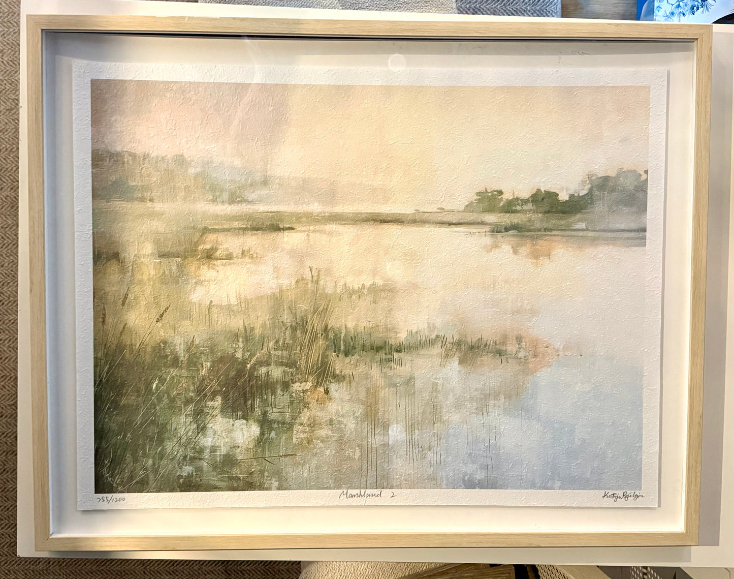 Modern Abstract Scenery Framed Print