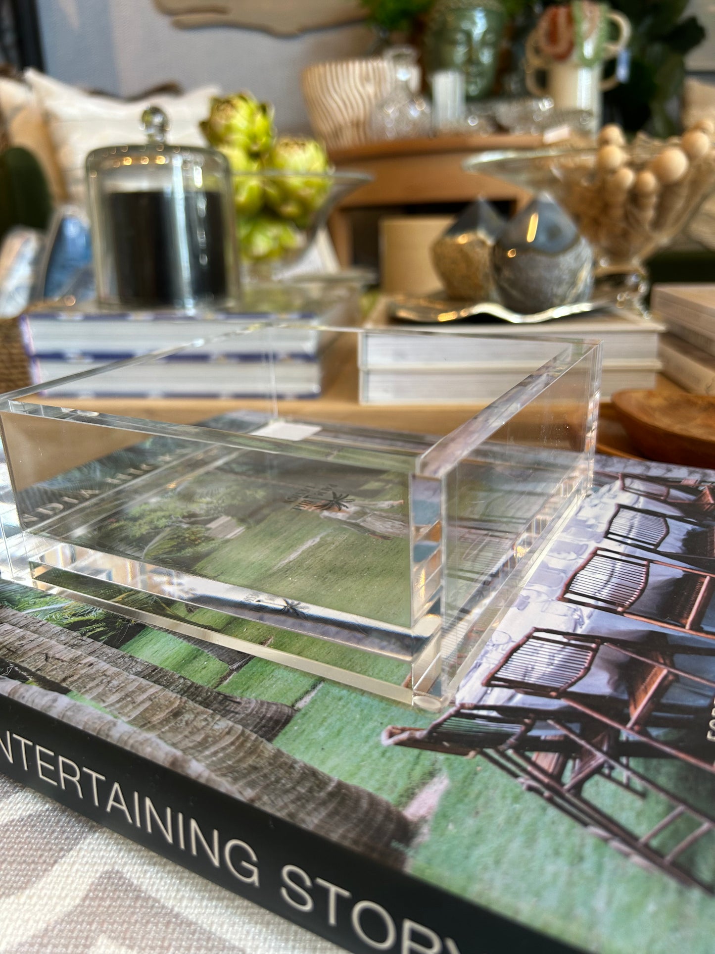 Acrylic Napkin Holder - Square