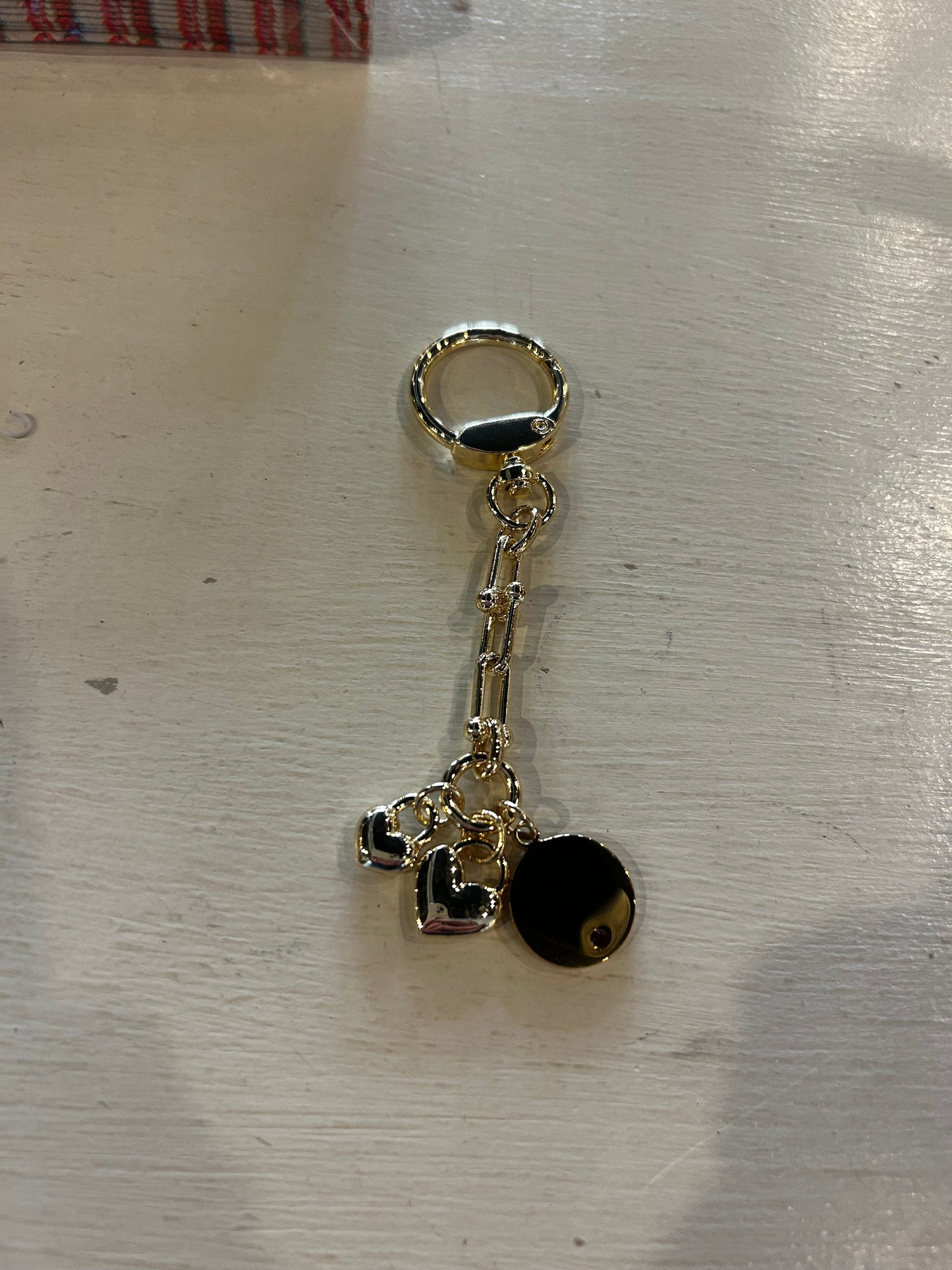 Gold keychain