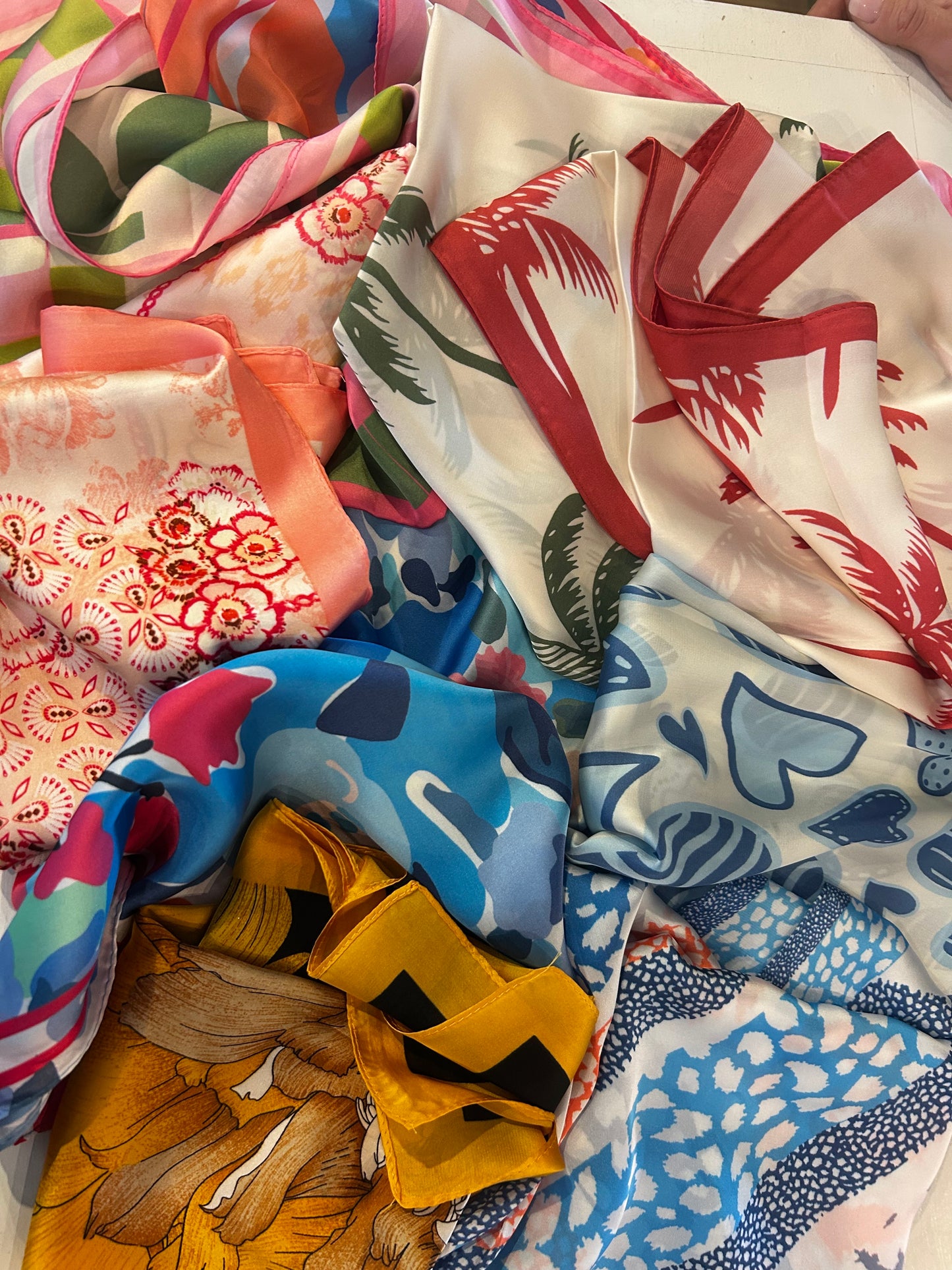 Colorful Silk Scarves