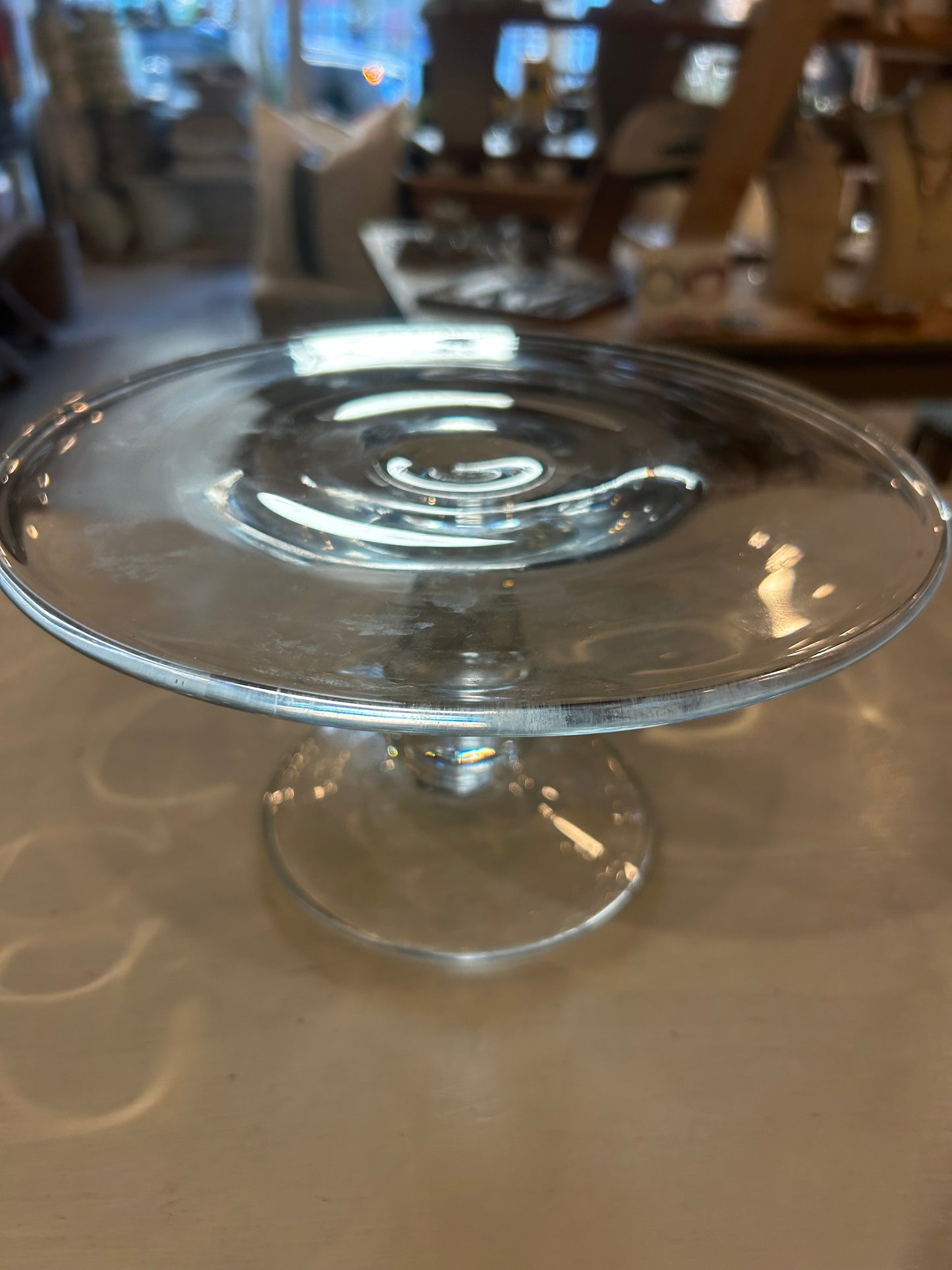 Glass Cake Plate