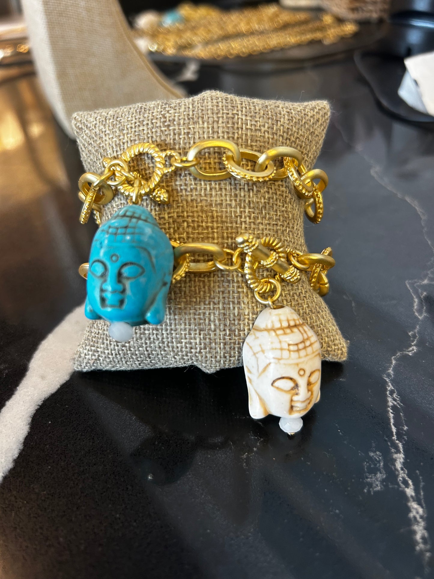 Gold Buddha Bracelet