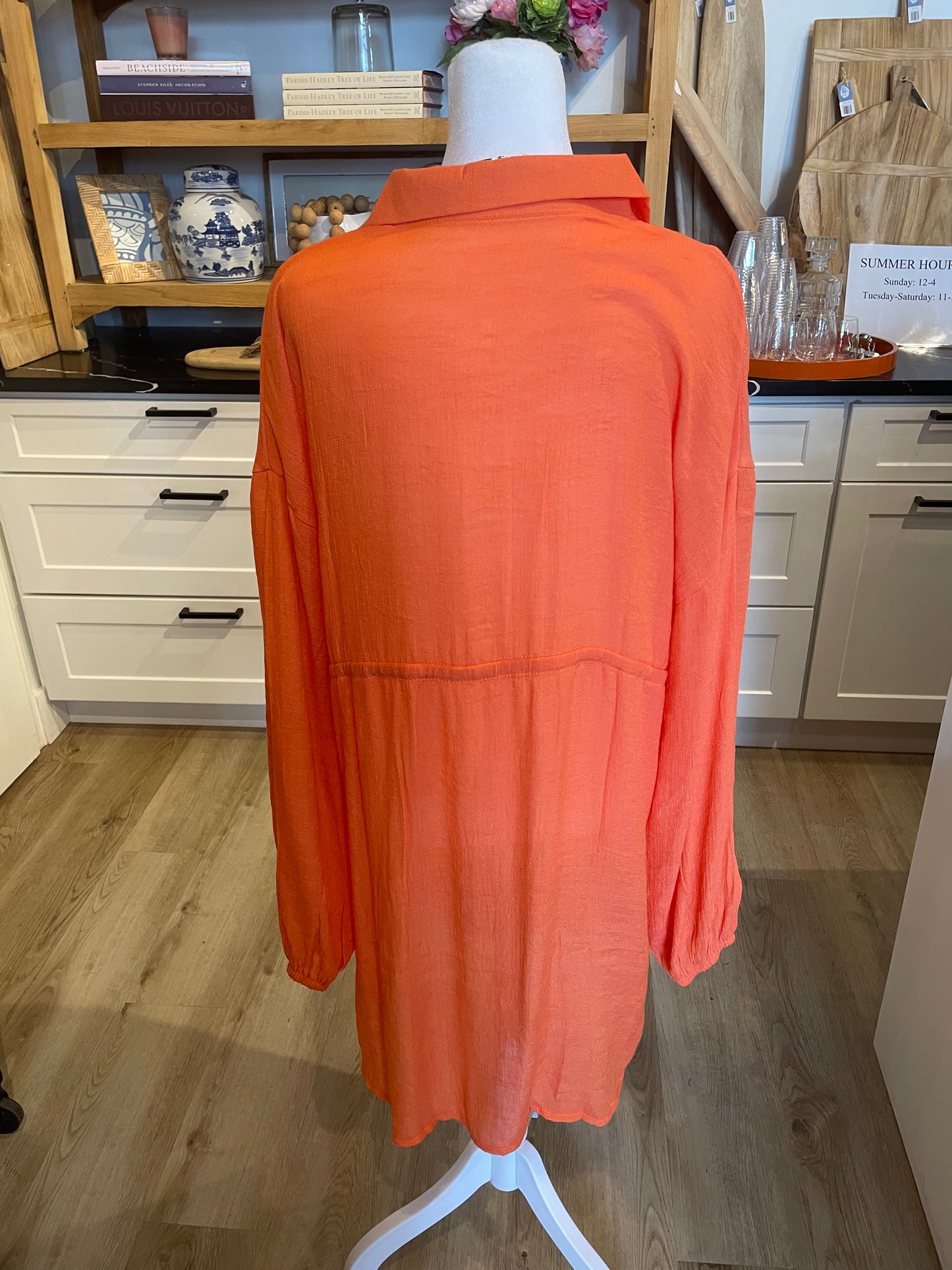 Collared Dress Cover-Up