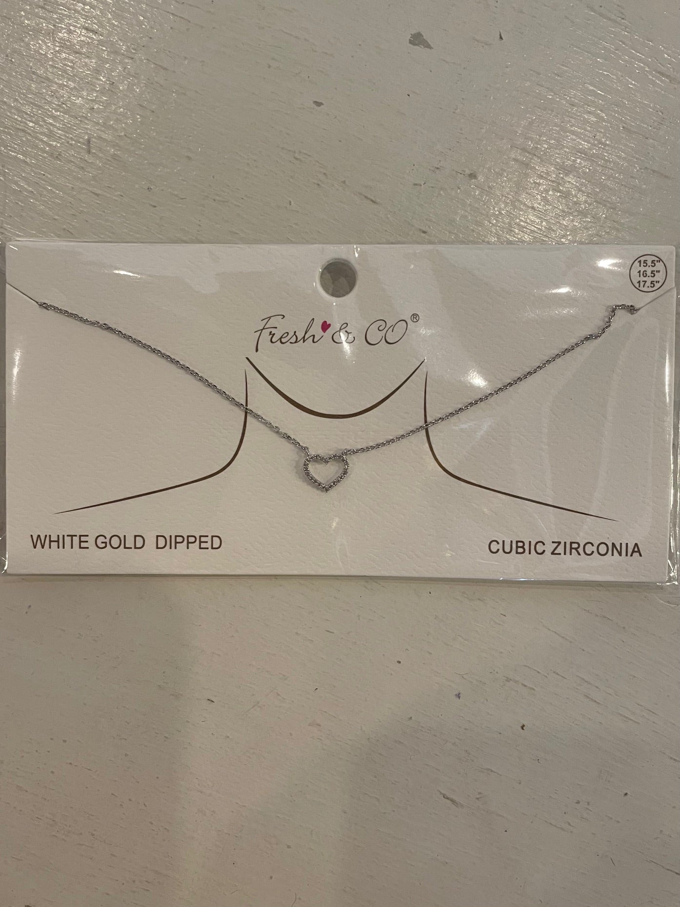 Hollow Heart Necklace