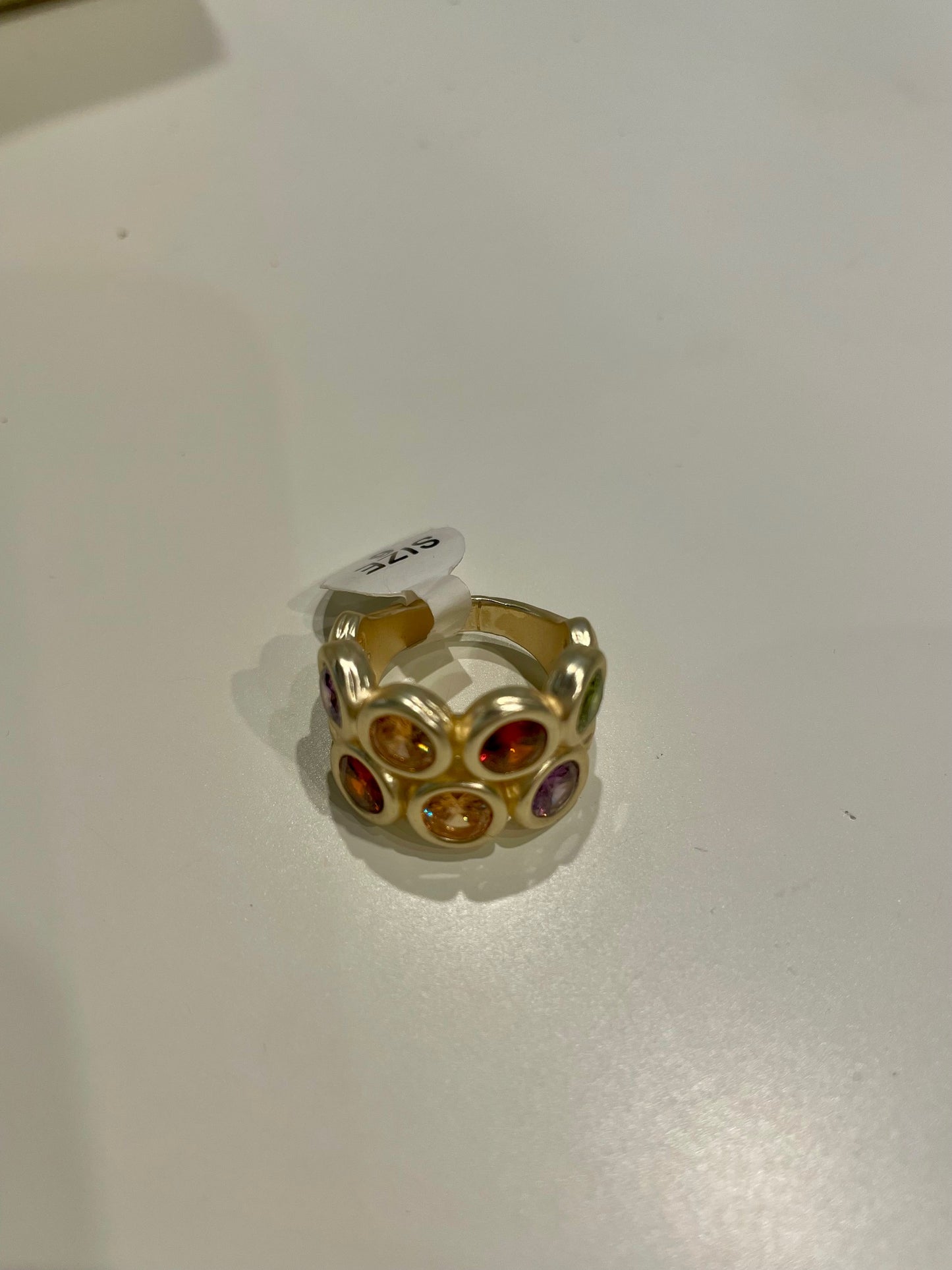 Rainbow Gemstone Ring