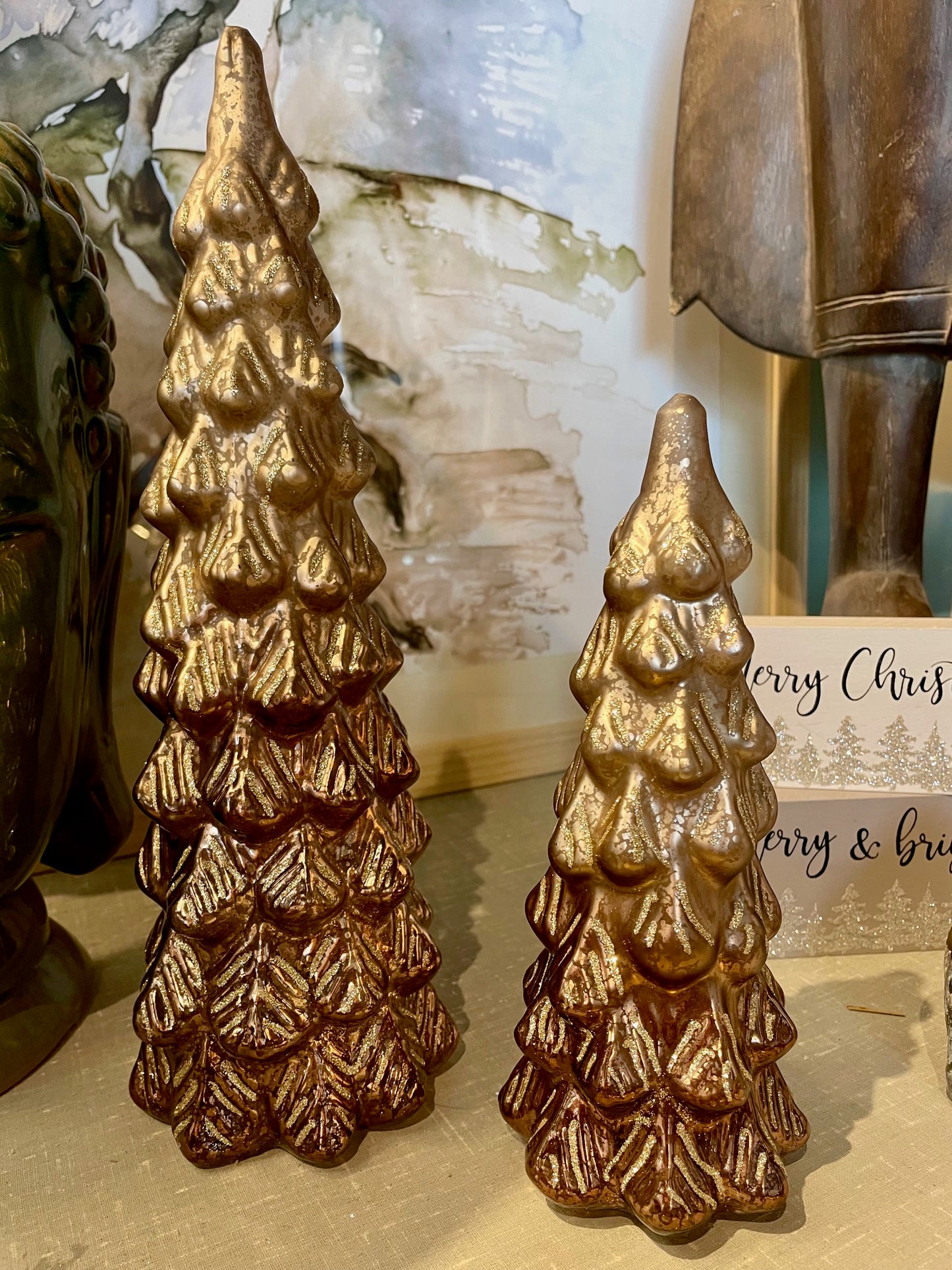 Brown Glass Tree