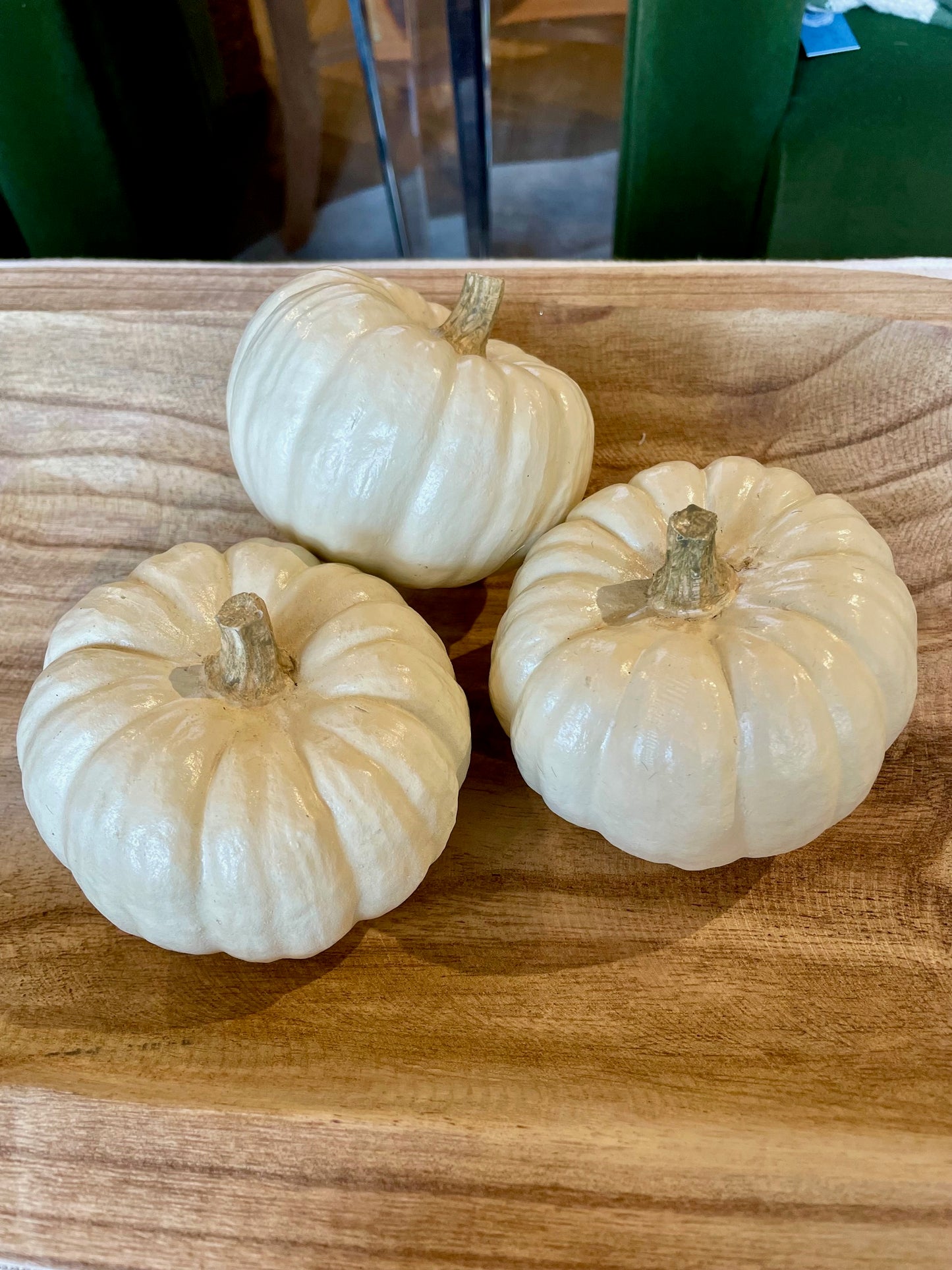 Small Cream Pumpkins
