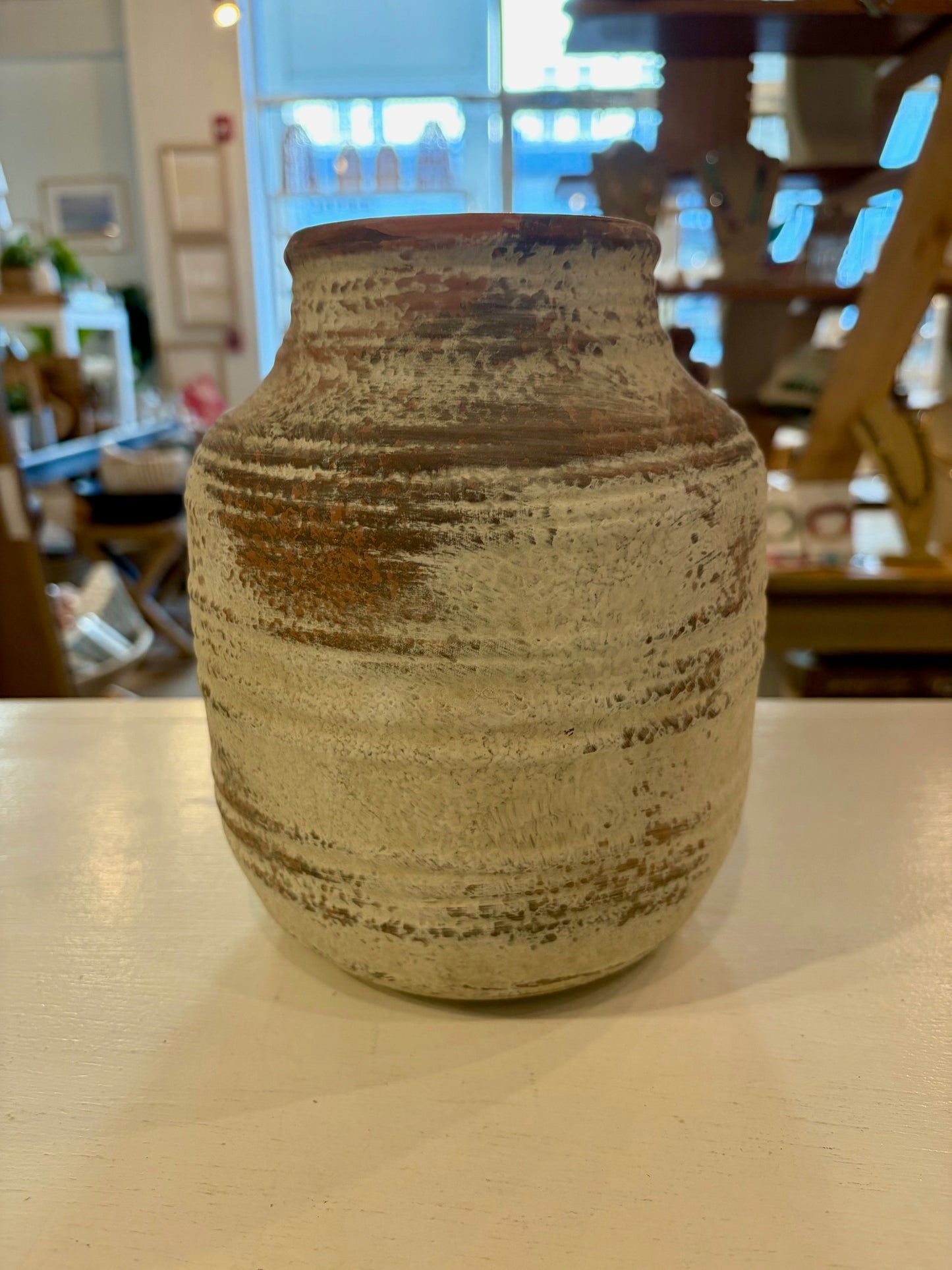 Distressed Ceramic Vase