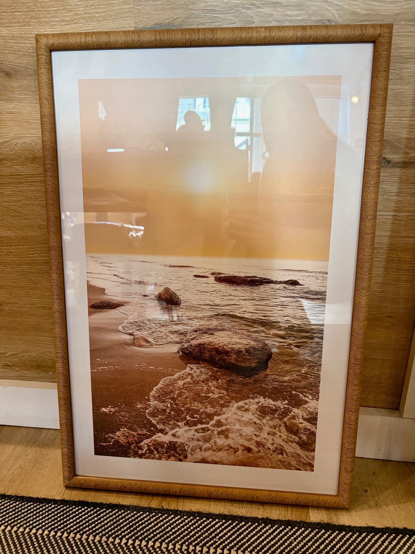 Beach Sunset Print Framed