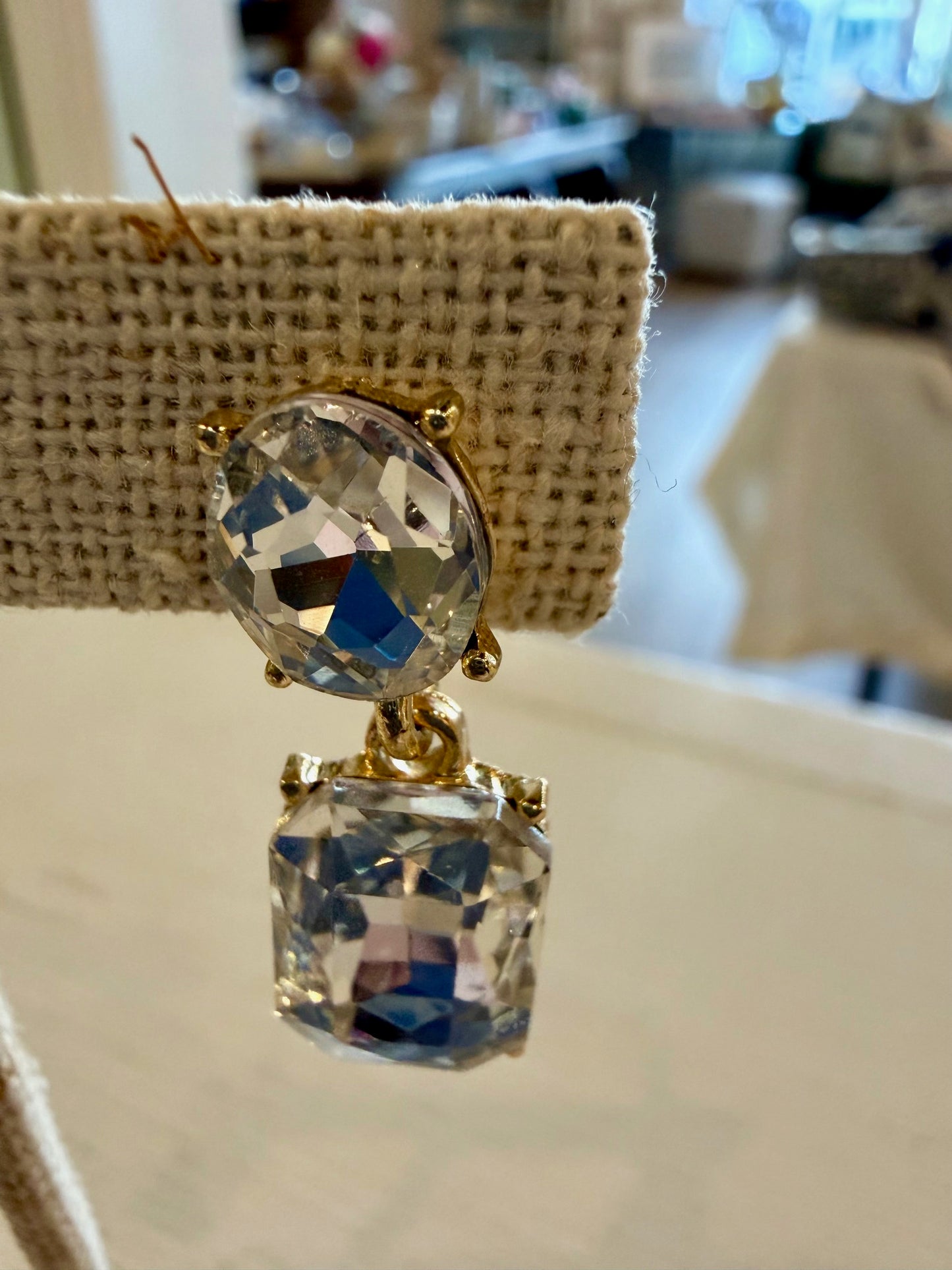 Classic Crystal Drop Earrings