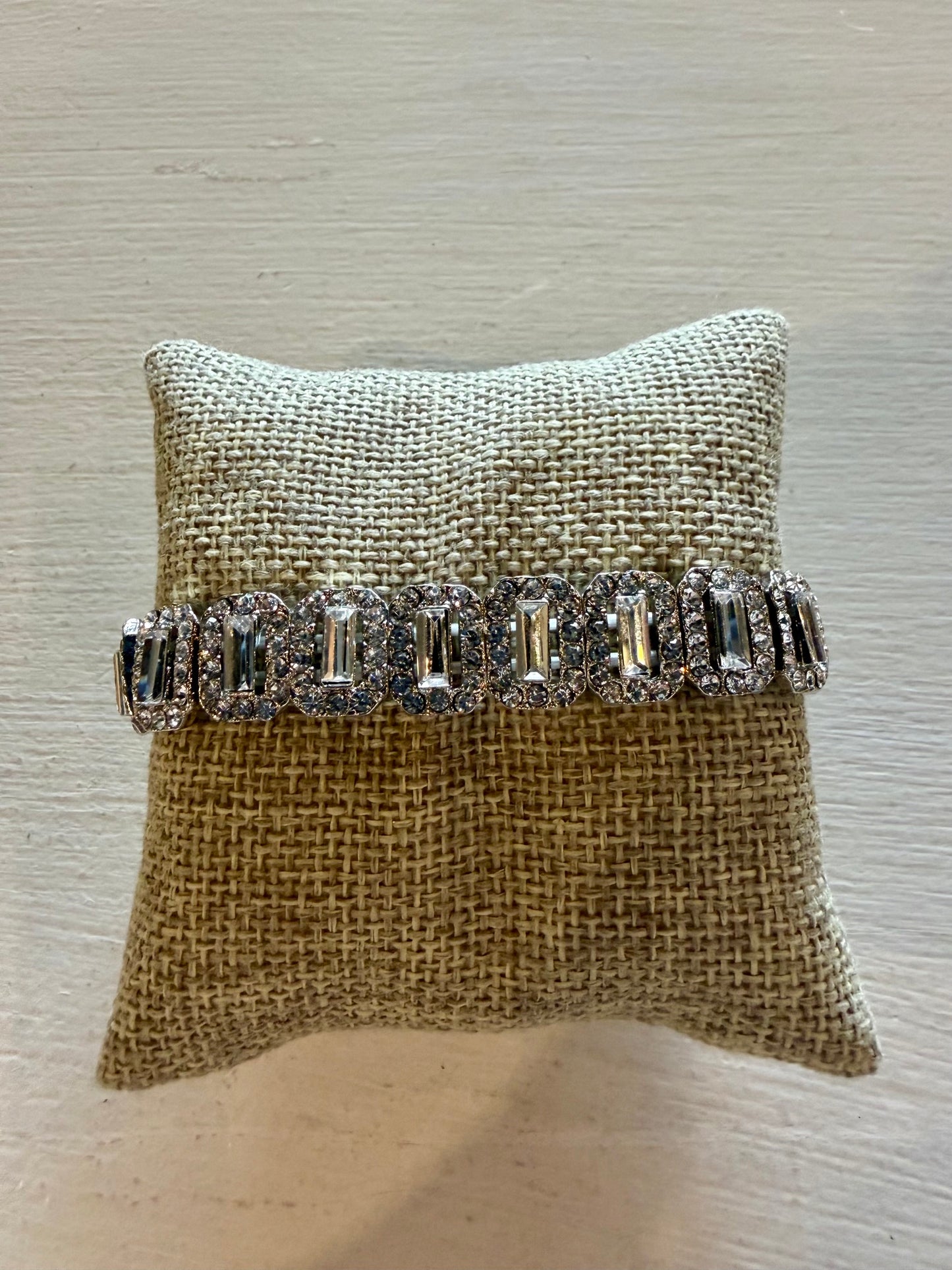 Silver Sparkly Tennis Bracelet