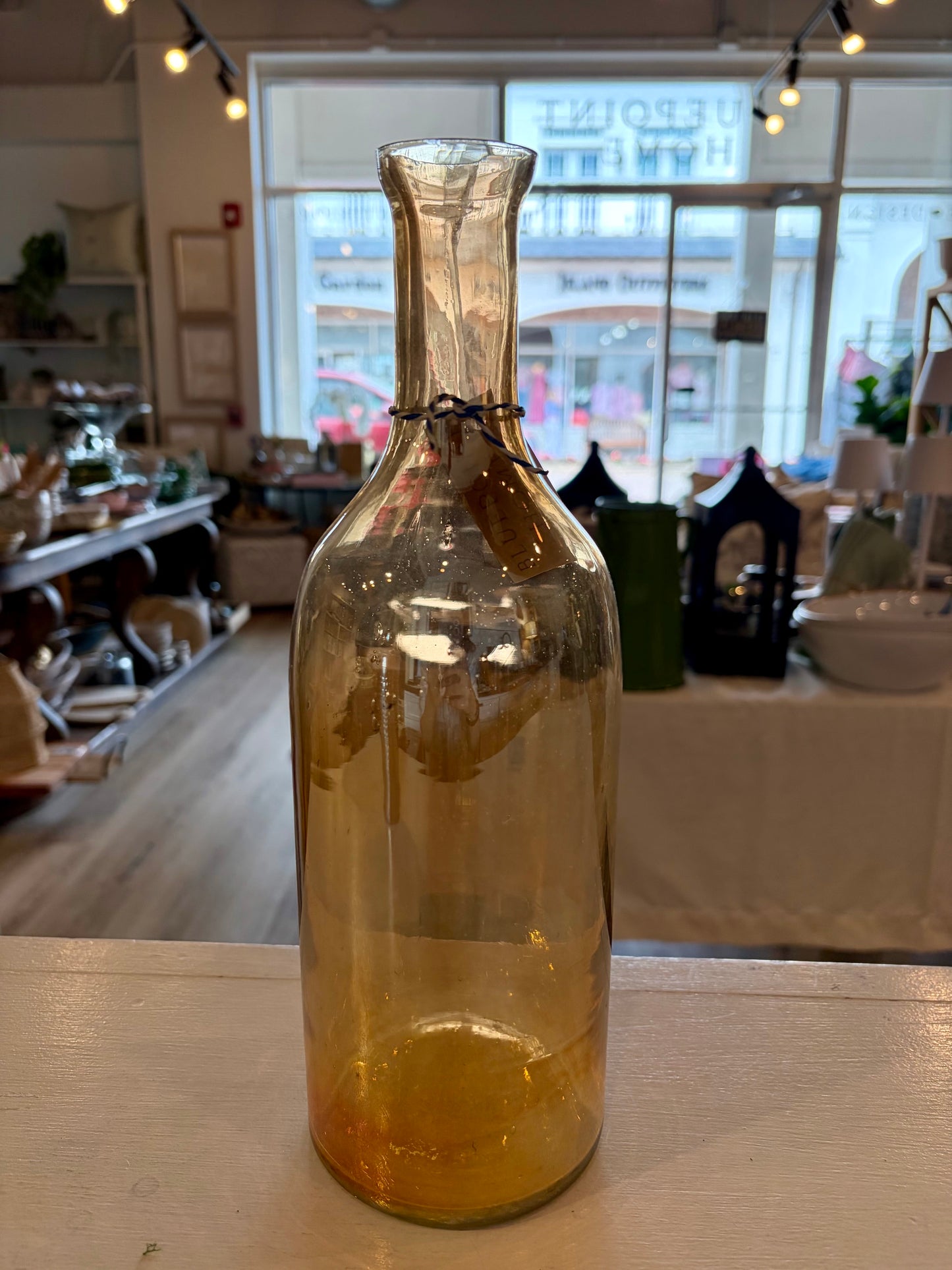 Vintage Amber Vase