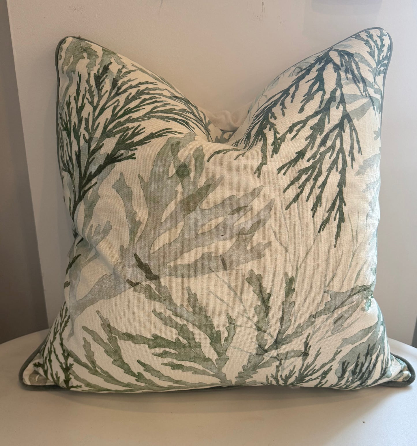 Botanical Print Throw Pillow