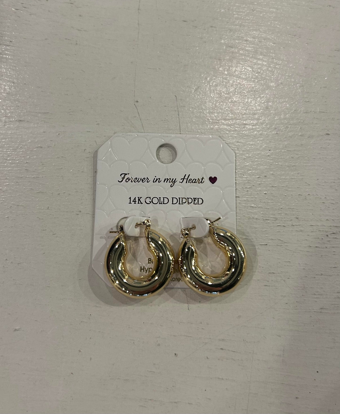 14k Gold Dipped Hoops