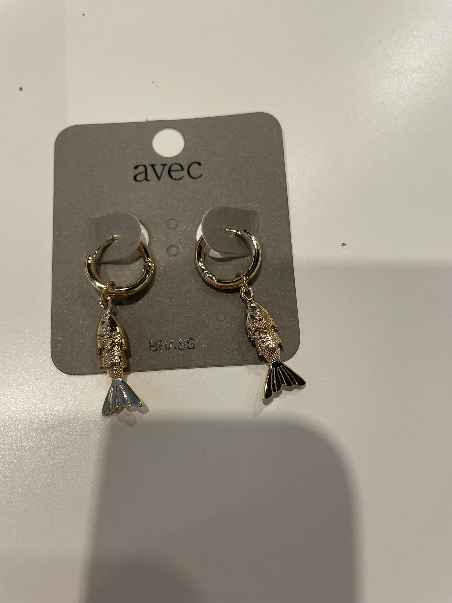Mini Hanging Fish Earrings