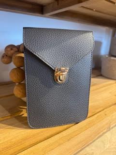 Grey Textured Wallet