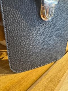 Grey Textured Wallet