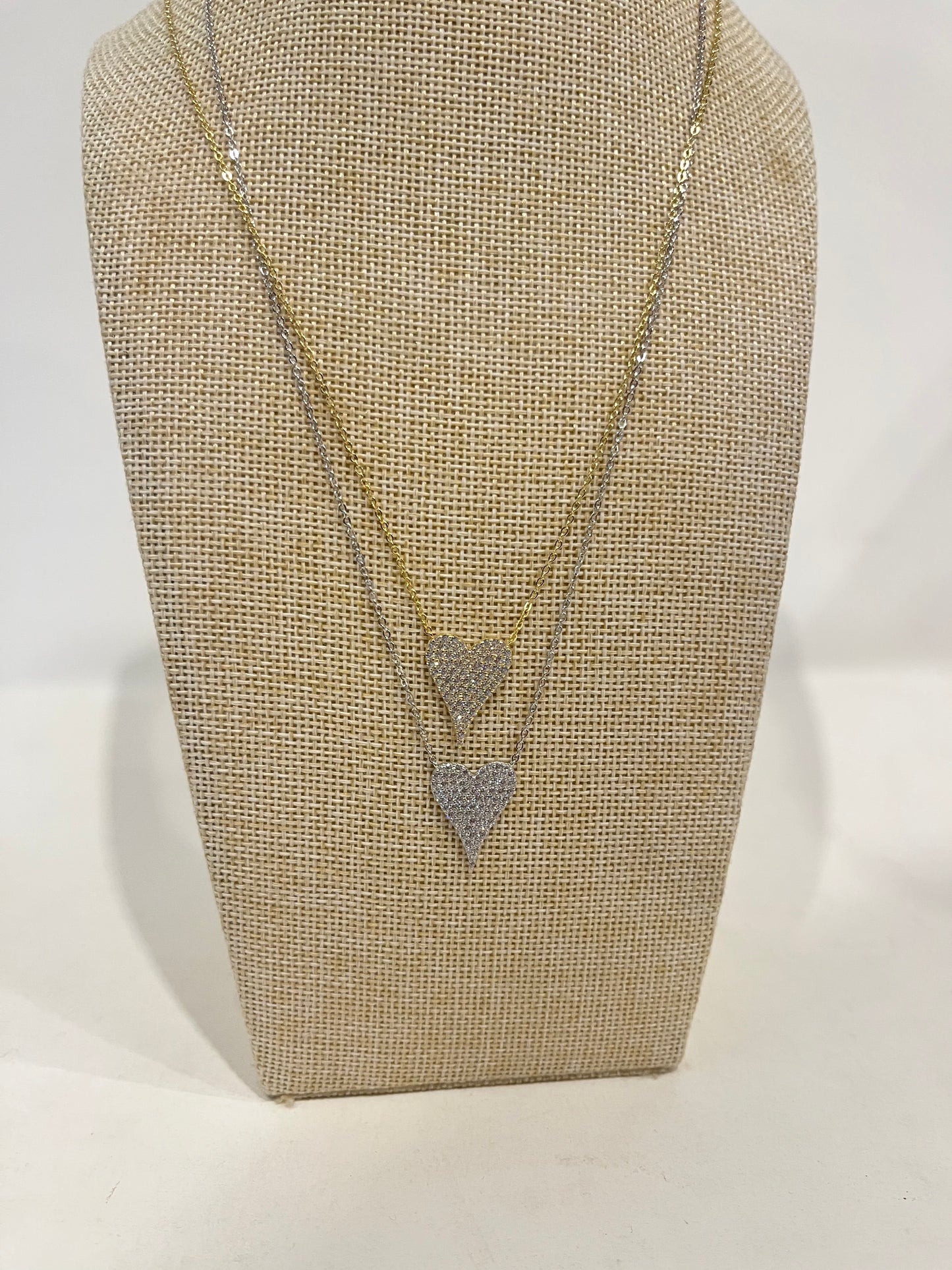 Shimmer Heart Necklace