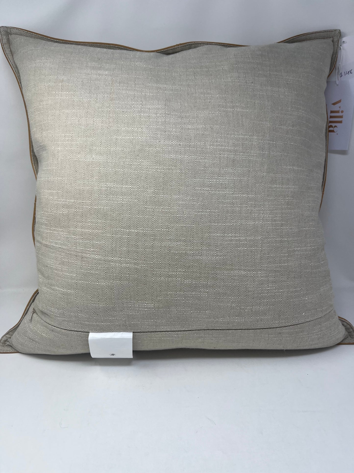 Leather Dumont Chestnut Pillow (set of two)