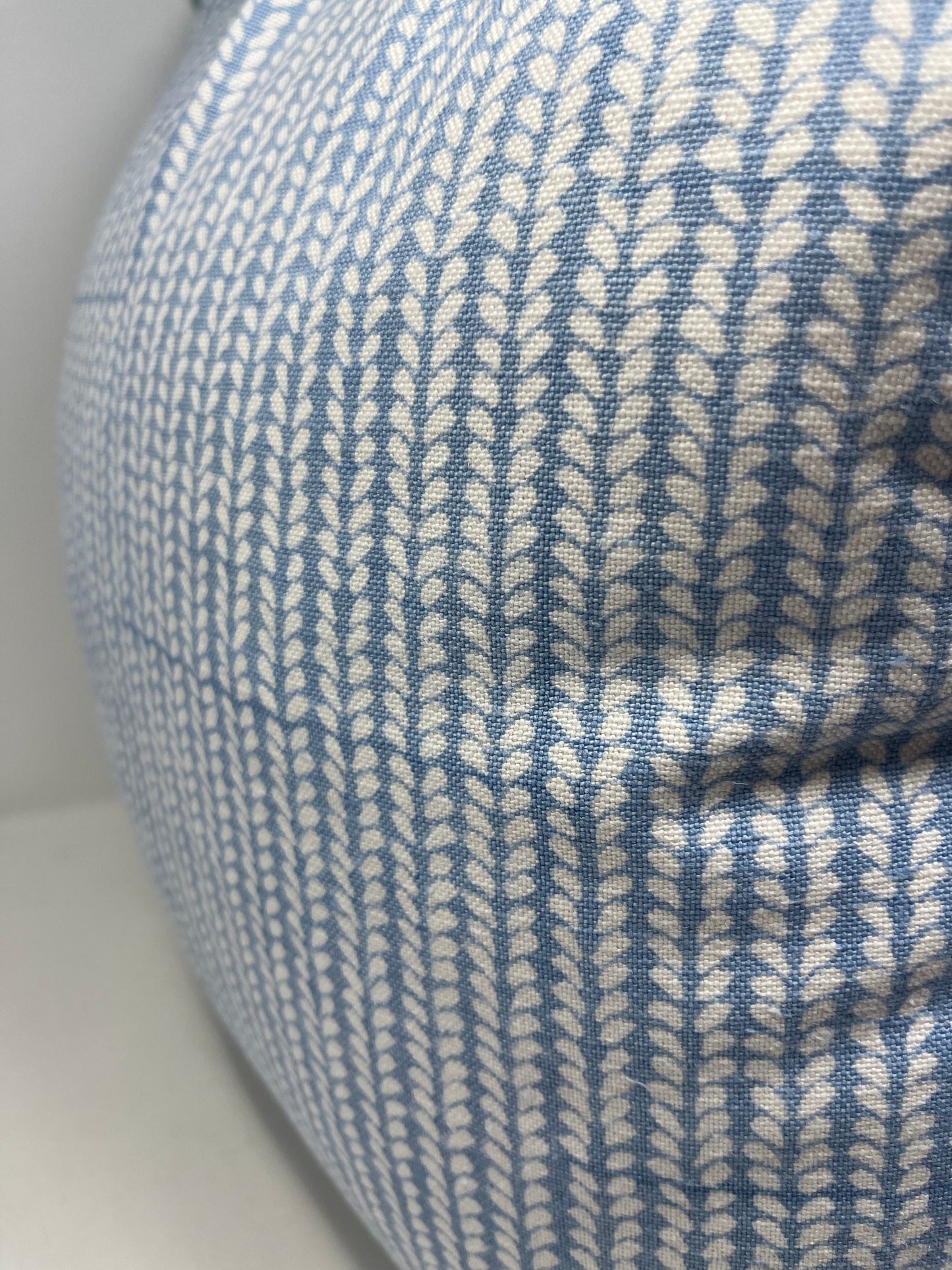 Light Blue Spotted Stripe Pillow (Set of 2)