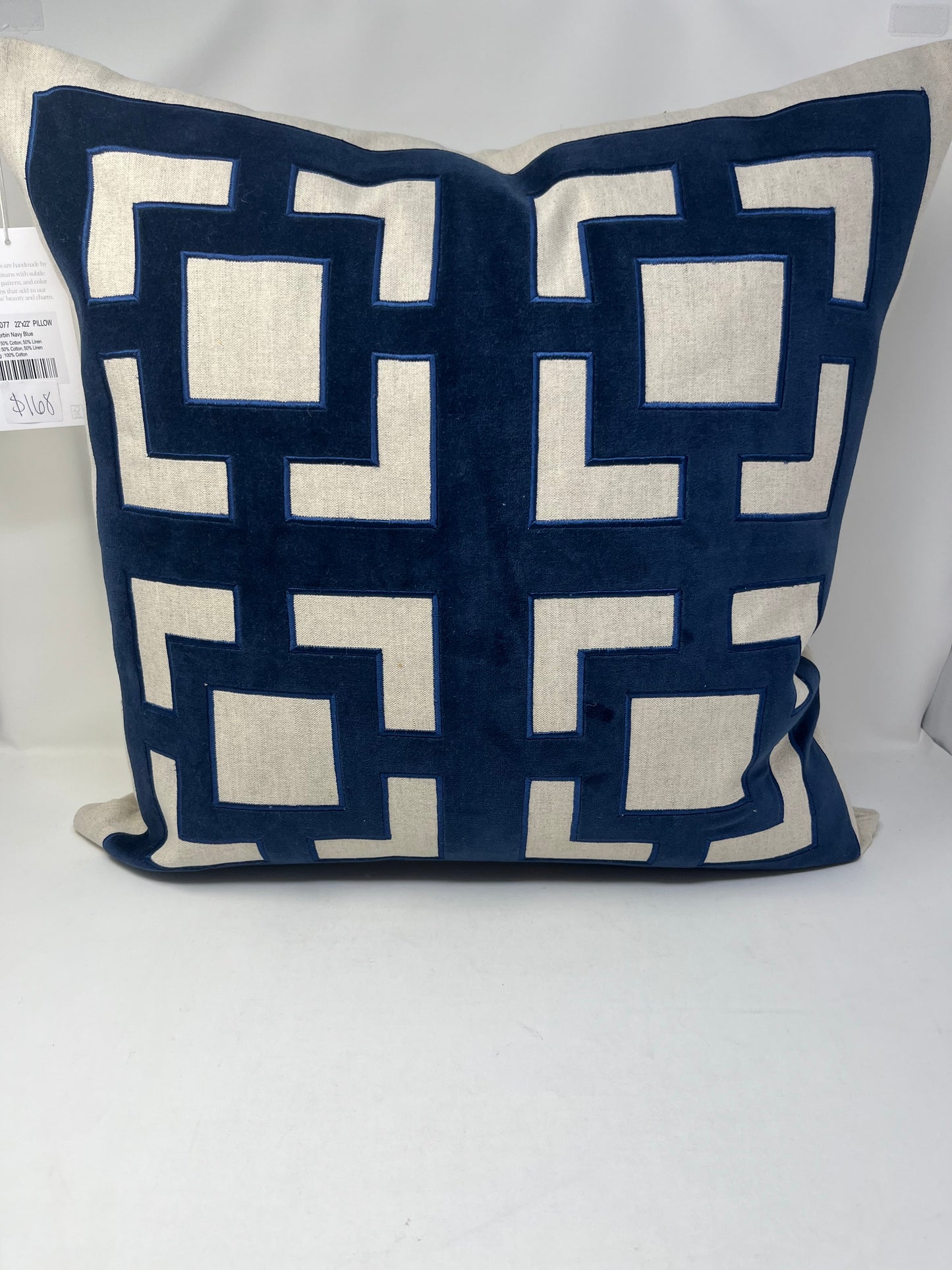 Corbin Navy Blue Pillow (set of two)