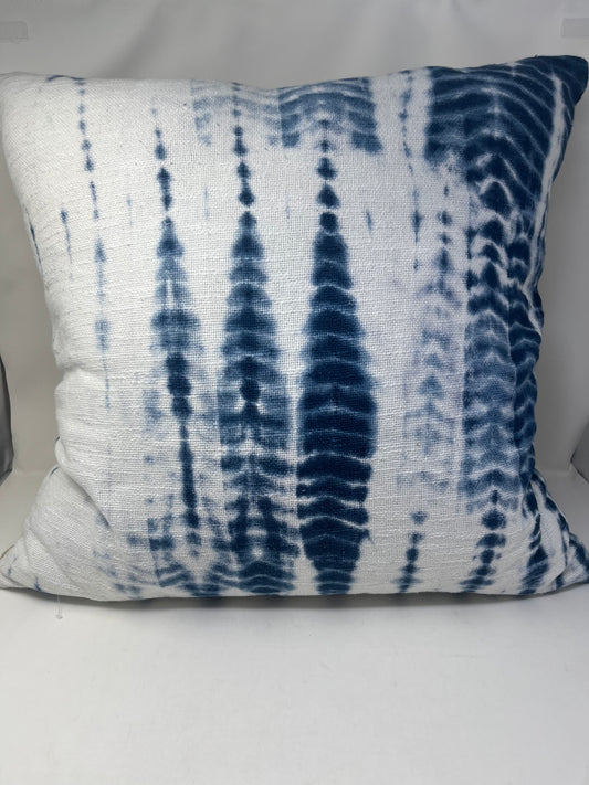 Blue Cascade Tie-Dye Pillow (Set of 2)