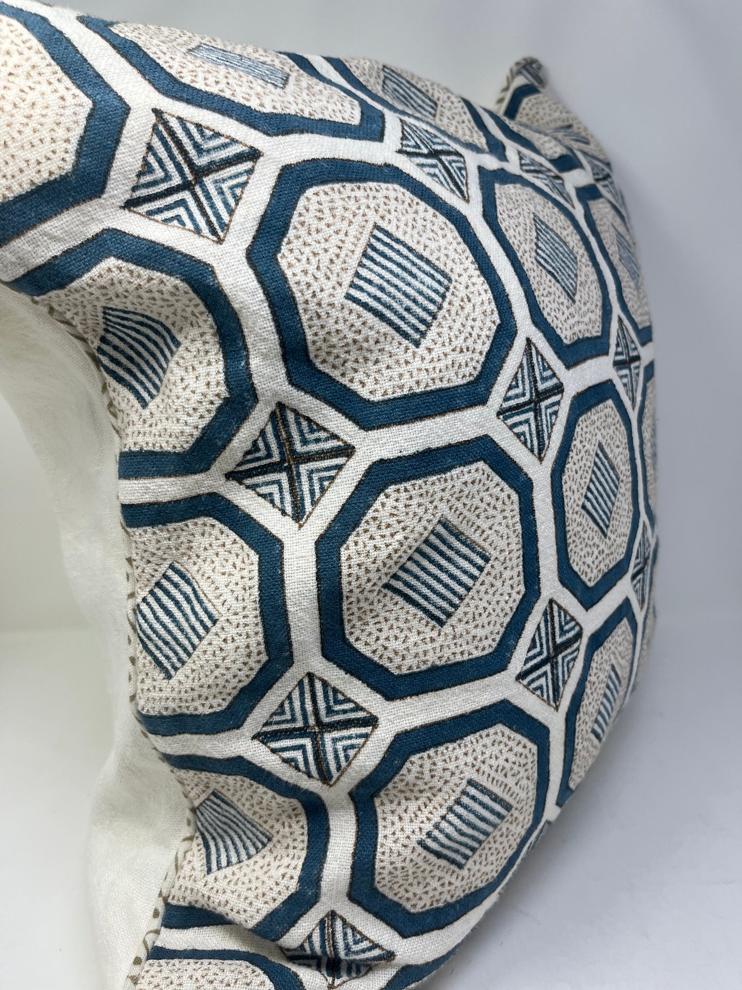 Navy Geo Pattern Pillow (Set of 2)