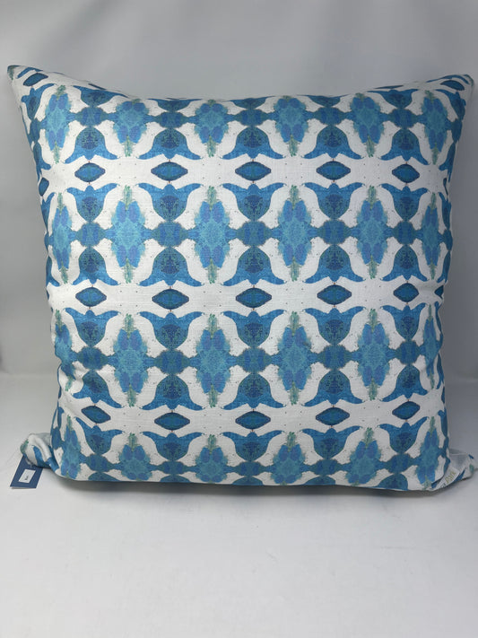Aqua Repeat Pillow (Set of 2)