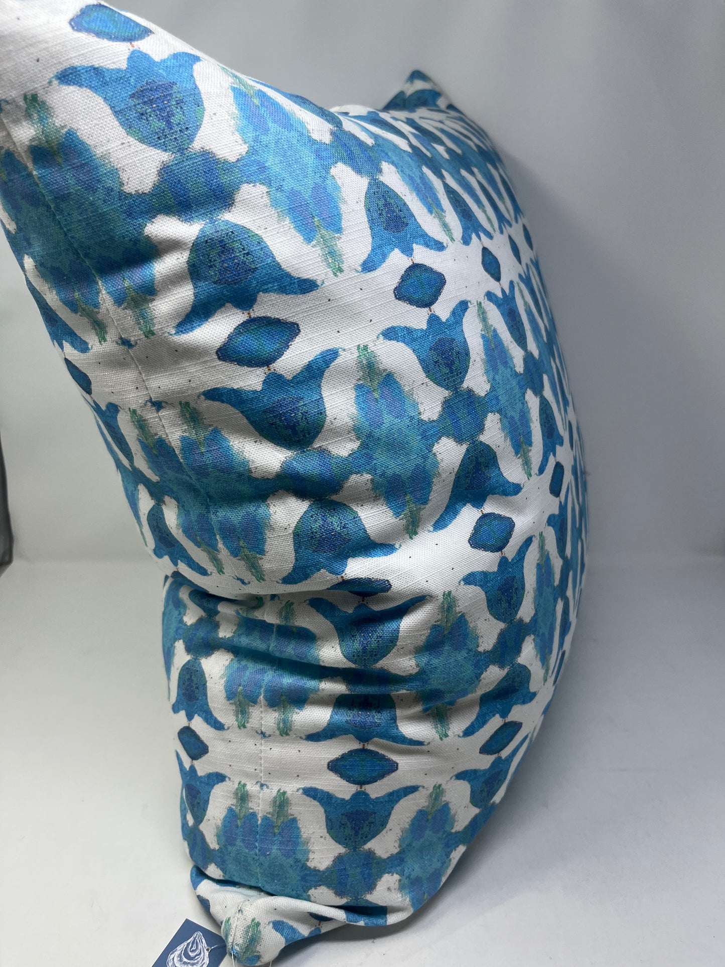 Aqua Repeat Pillow (Set of 2)