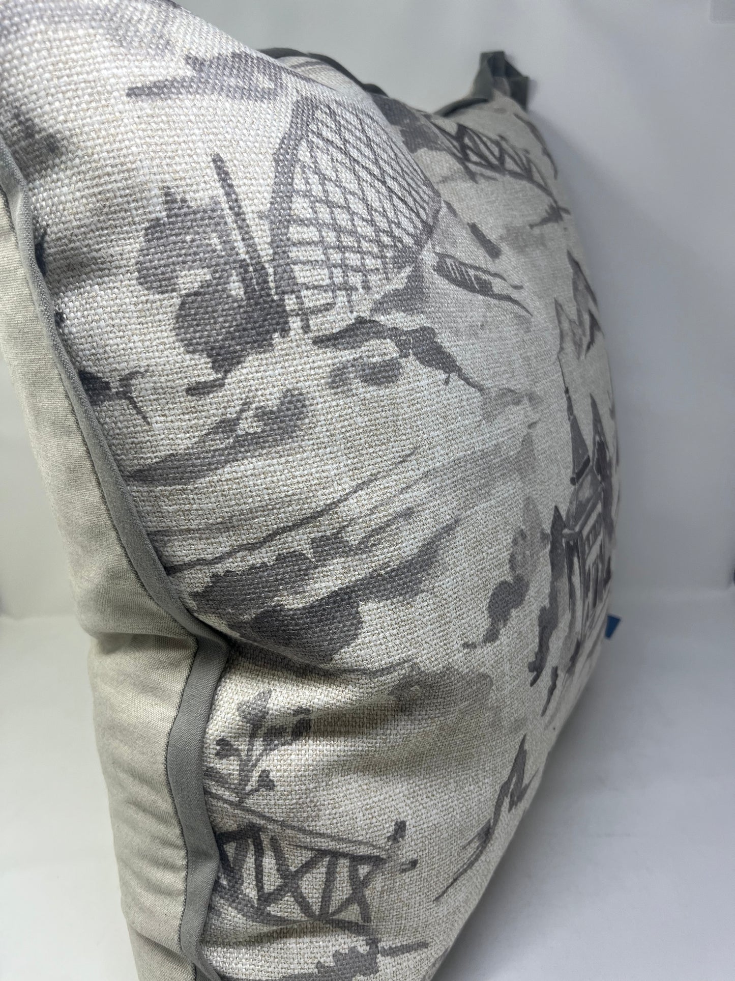 Charcoal Landscape Pillow (Set of 2)