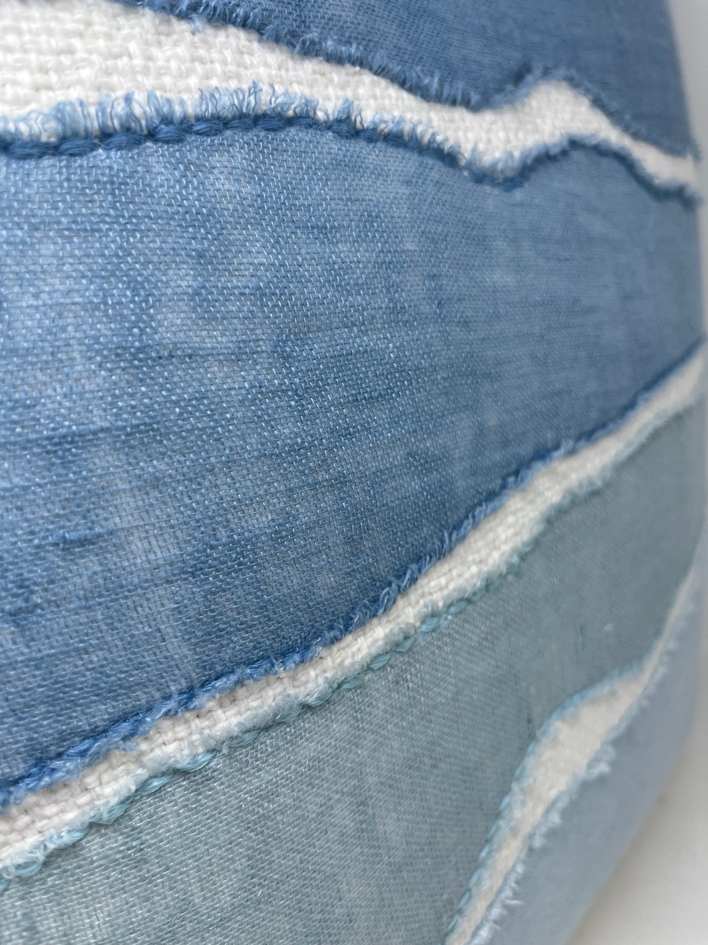 Bikram Capri Blue Multi Pillow (set of two)