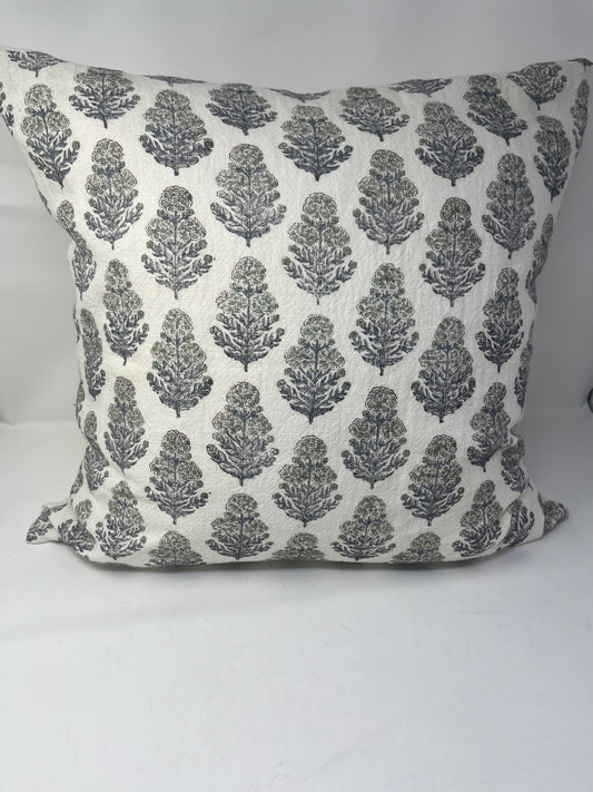 Olive Leaf Stamp Pillow