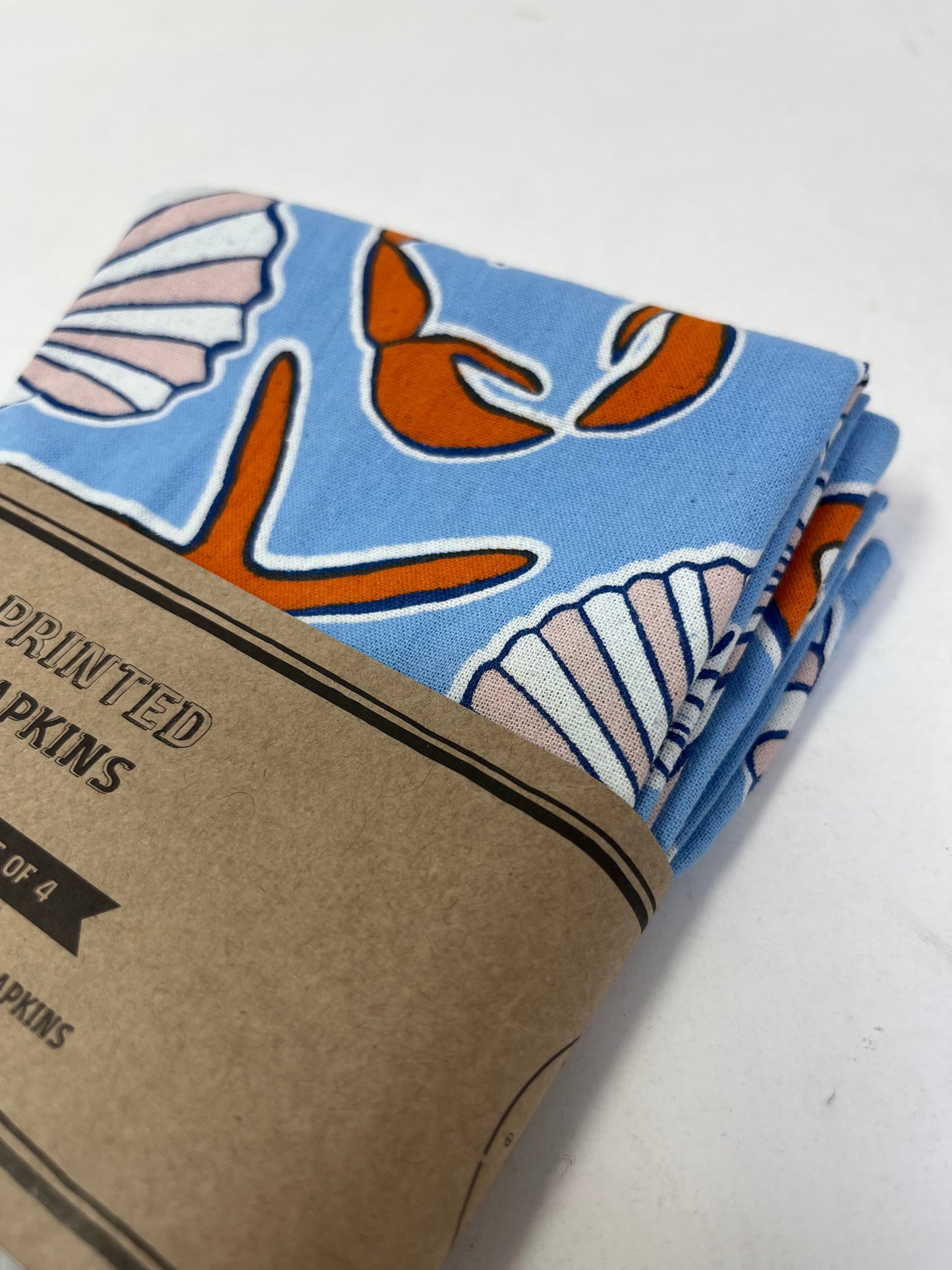 Mahogany Printed Fisherman's Wharf Napkin (Set of 4)