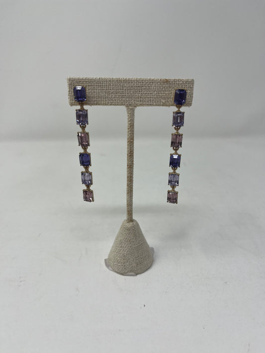 Violet Droplet Earrings