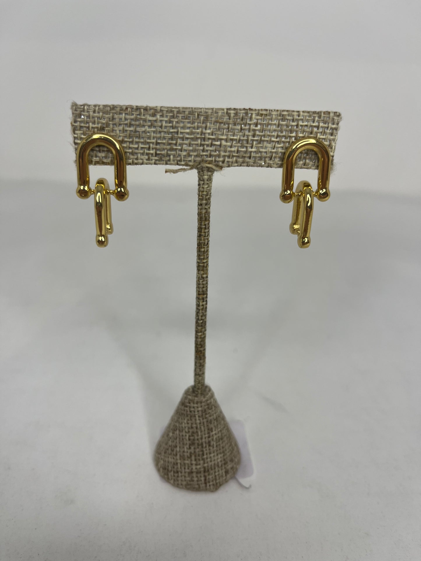 Golden Horseshoe Earrings