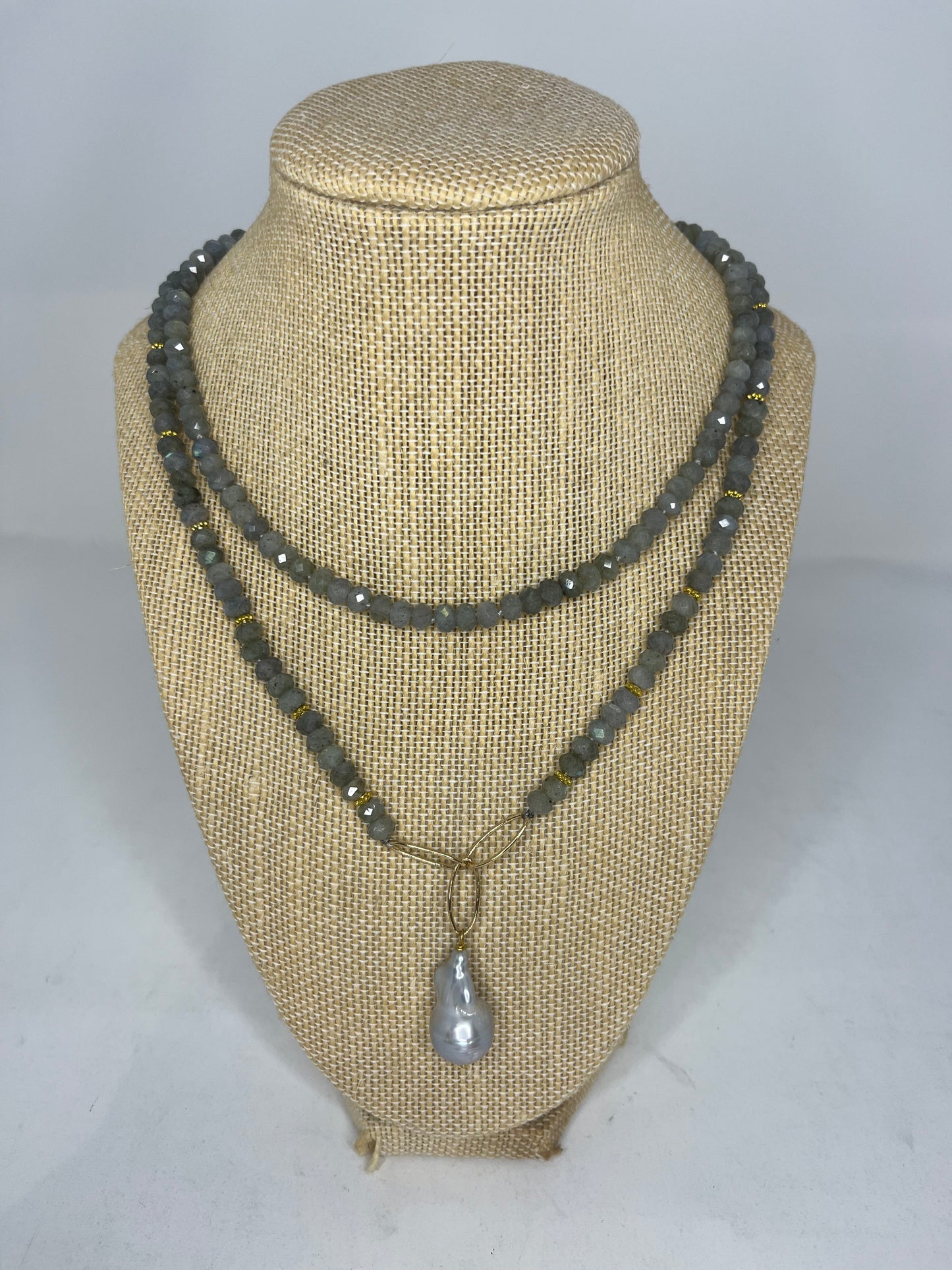 Ocean Stone Beaded Necklace