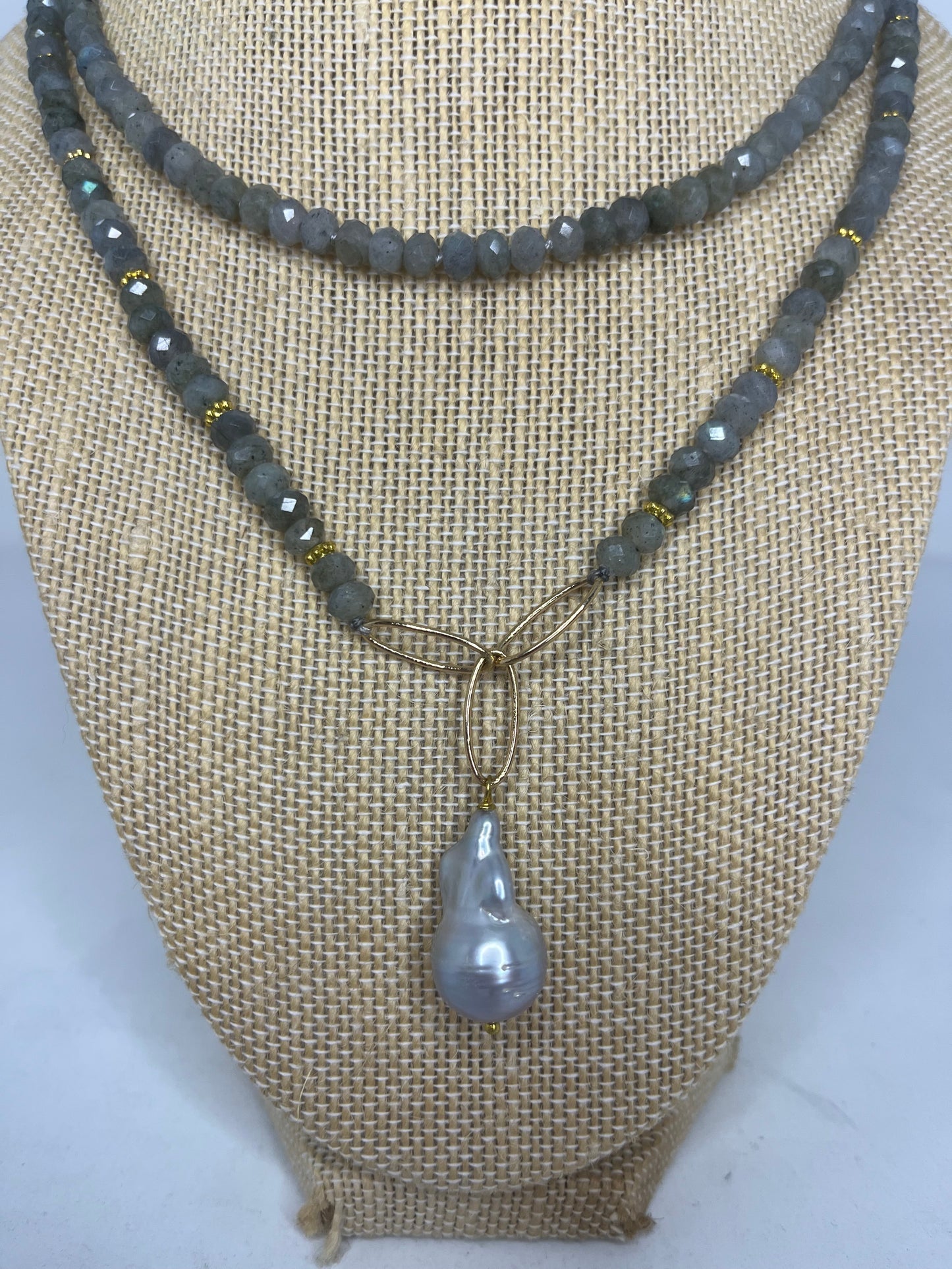 Ocean Stone Beaded Necklace